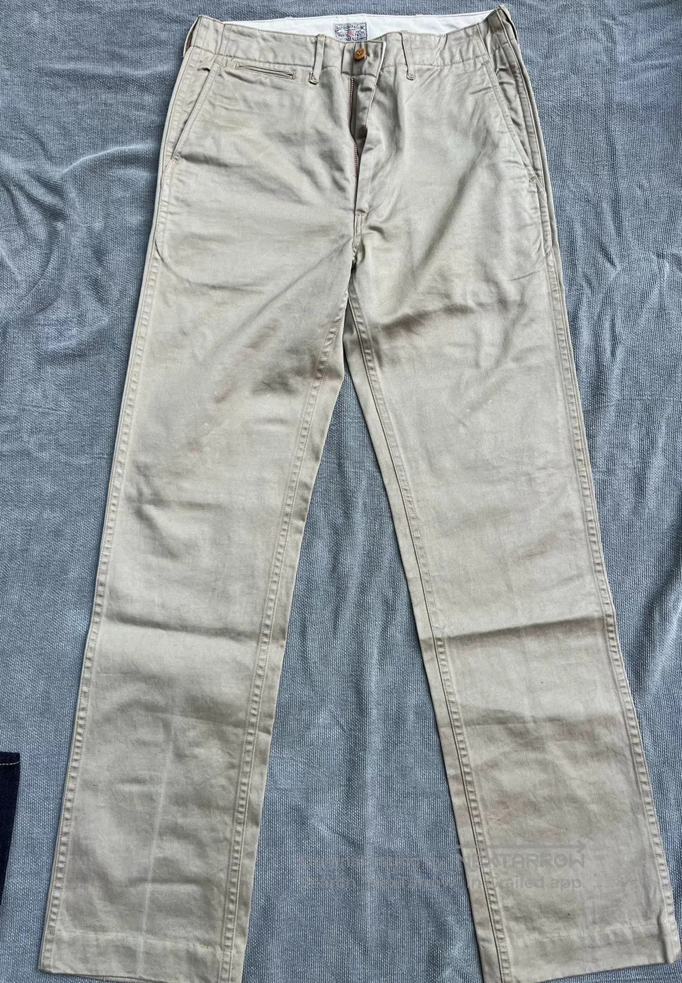Other BuzzRicksons Khaki Officer Pants. Size US 32 / EU 48 - 1 Thumbnail