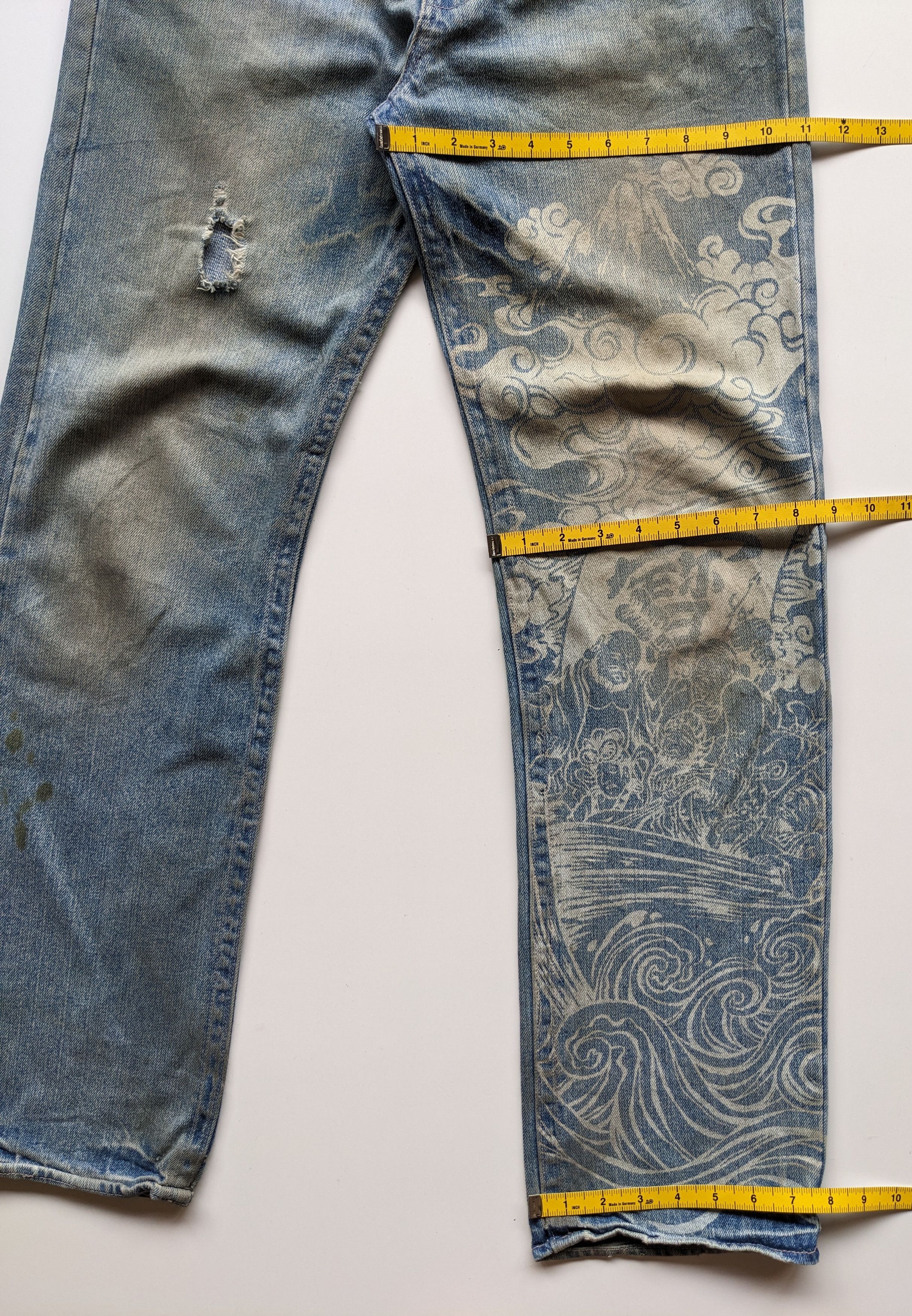 Japanese Brand Vintage Japanese sukajan motif jeans Size US 32 / EU 48 - 8 Thumbnail