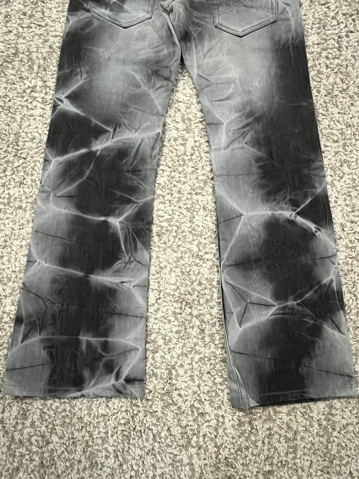 semanticdesign DYE BLEACH SEMANTIC CLAWMARKS JEANS Size US 31 - 8 Thumbnail