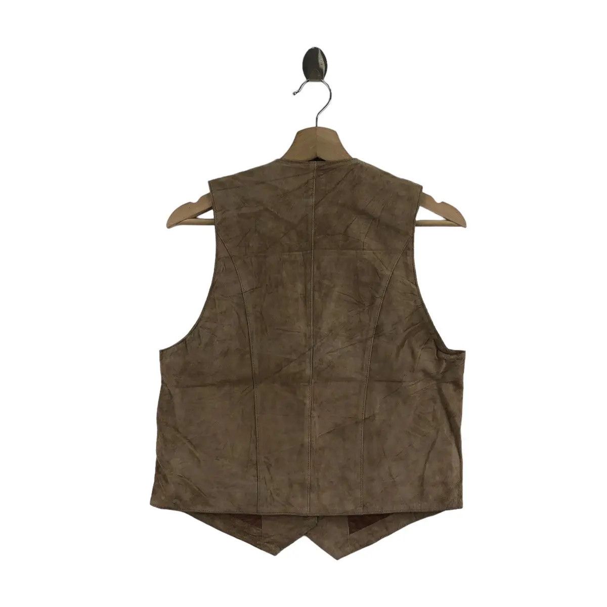 L.L. Bean Vintage 80’ L.L BEAN Genuine Leather Outdoor Vest Jacket Size S / US 4 / IT 40 - 5 Thumbnail