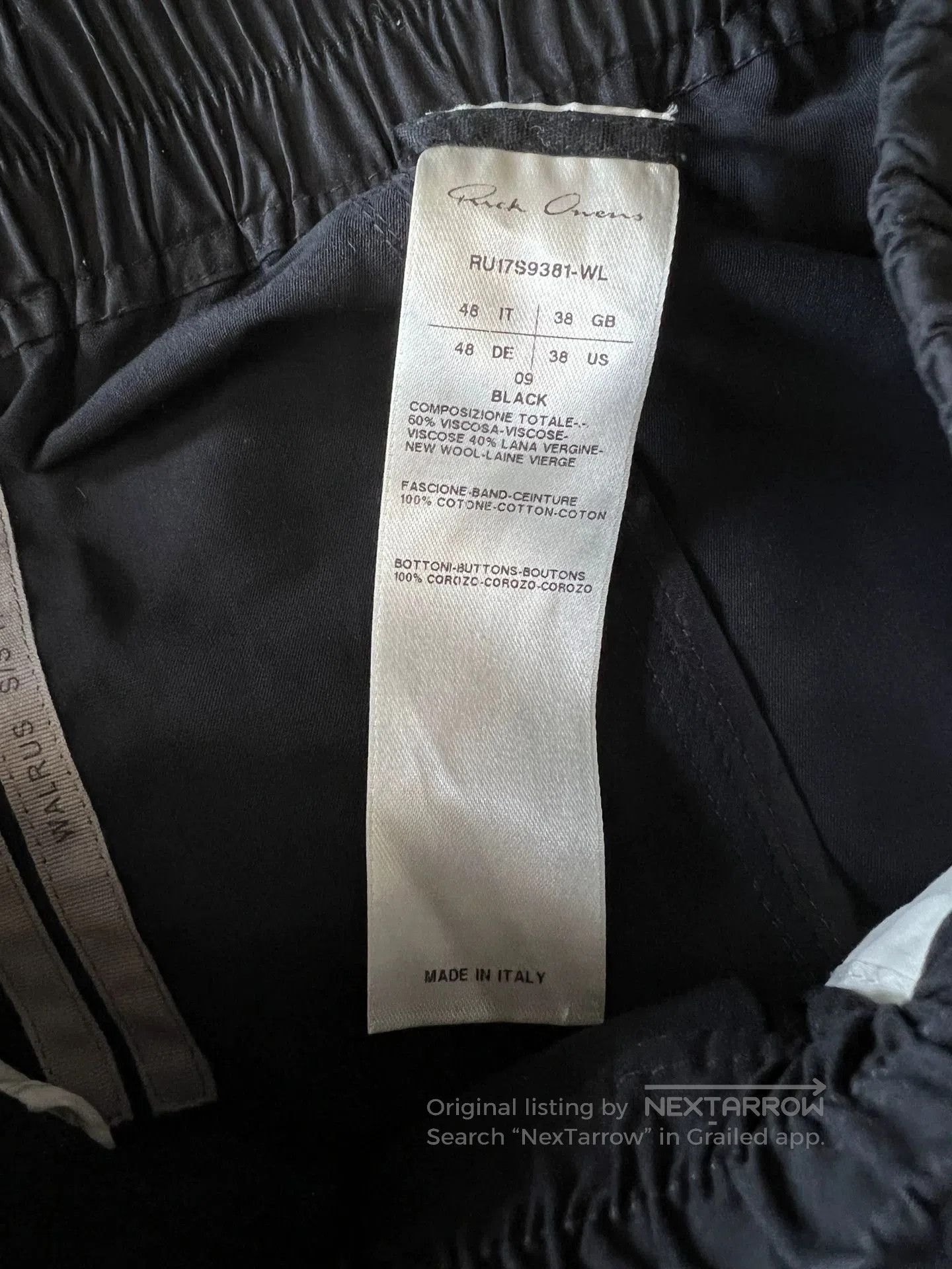Rick Owens Rick Owens Black Pants with Unique Style. Size US 32 / EU 48 - 4 Thumbnail