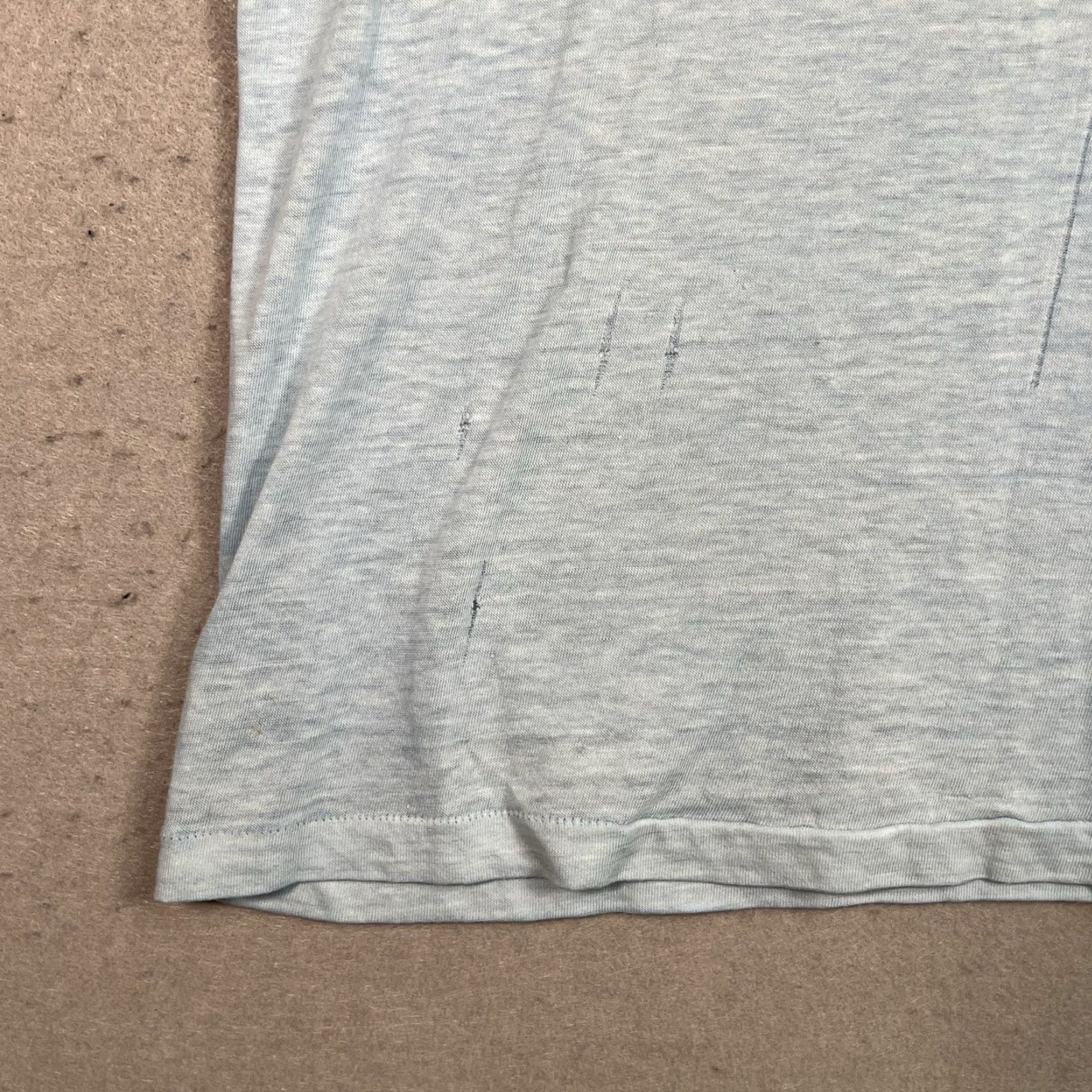 Vintage VINTAGE 70s Battlestar Galactica TV Show T Shirt Cotton Blend Graphic Tee Adult Medium Blue Mens Size US M / EU 48-50 / 2 - 6 Thumbnail