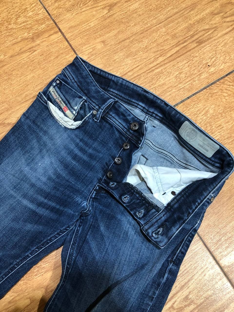 Diesel Vintage Diesel Troxer Slim Skinny Denim Jeans Size 28 Size US 28 / EU 44 - 8 Thumbnail