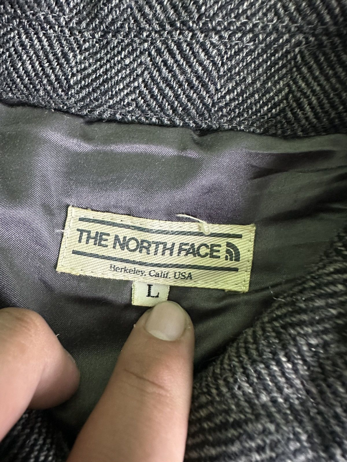 The North Face Vintage TNF The North Face Worker Wool Jacket Size US L / EU 52-54 / 3 - 10 Thumbnail