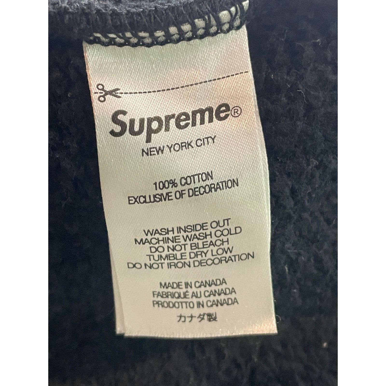 Supreme Supreme 'Dice' Black Crewneck Size S / US 4 / IT 40 - 7 Thumbnail