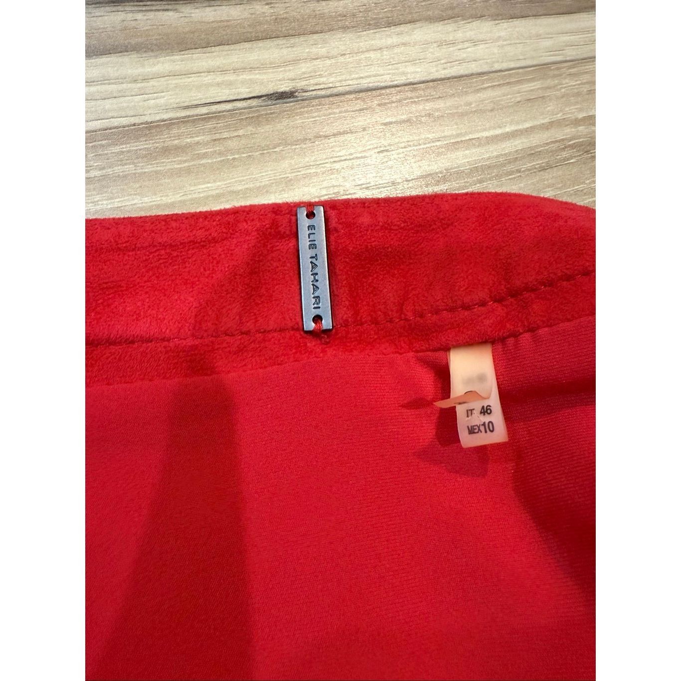 Elie Tahari Elie Tahari lamb suede leather pencil skirt size 10 medium Size 32" / US 10 / IT 46 - 3 Thumbnail