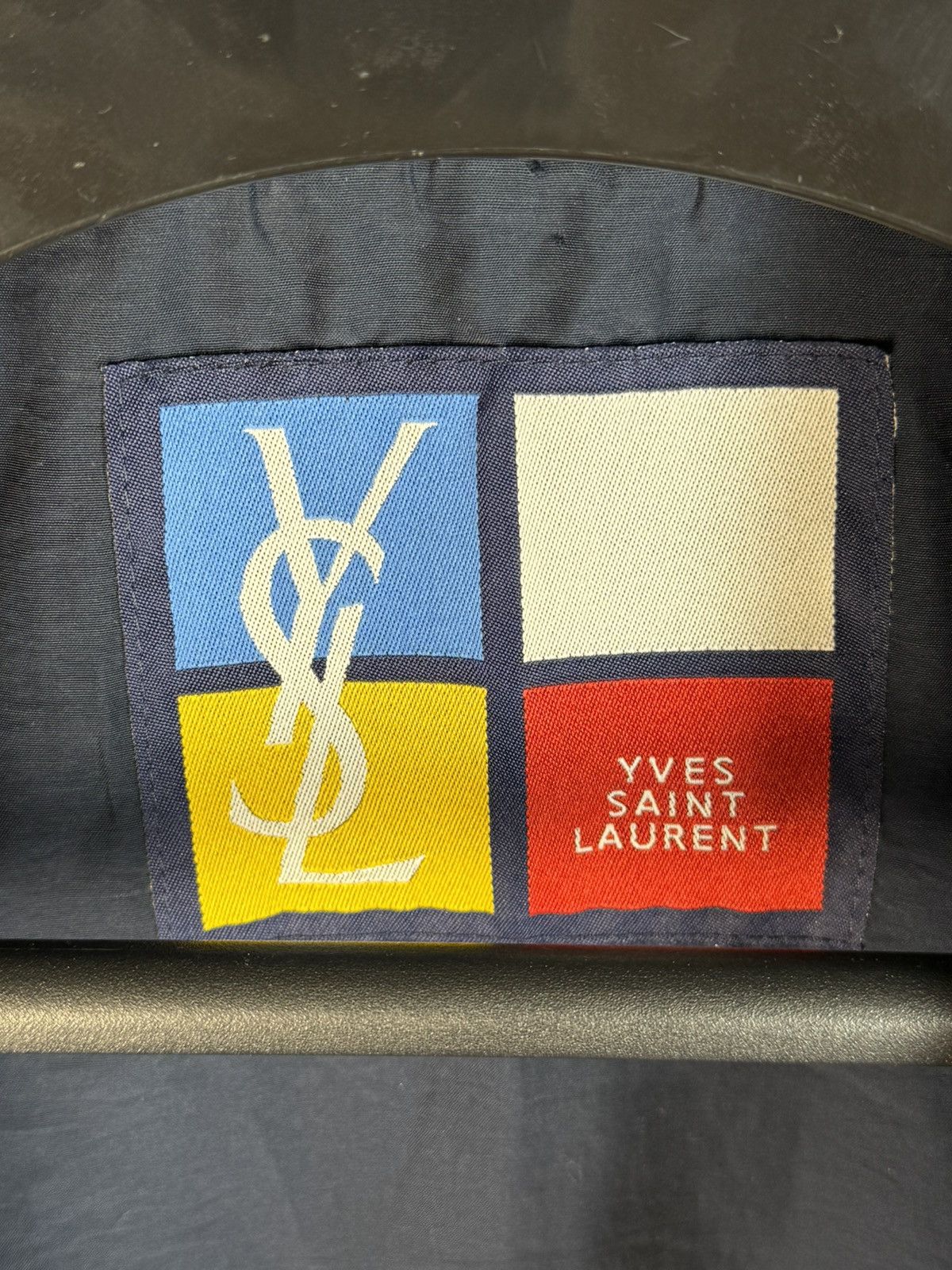 Yves Saint Laurent Autumn YSL Jacket Blue YSL Coat Zip Up Collar Vintage Size US L / EU 52-54 / 3 - 5 Thumbnail