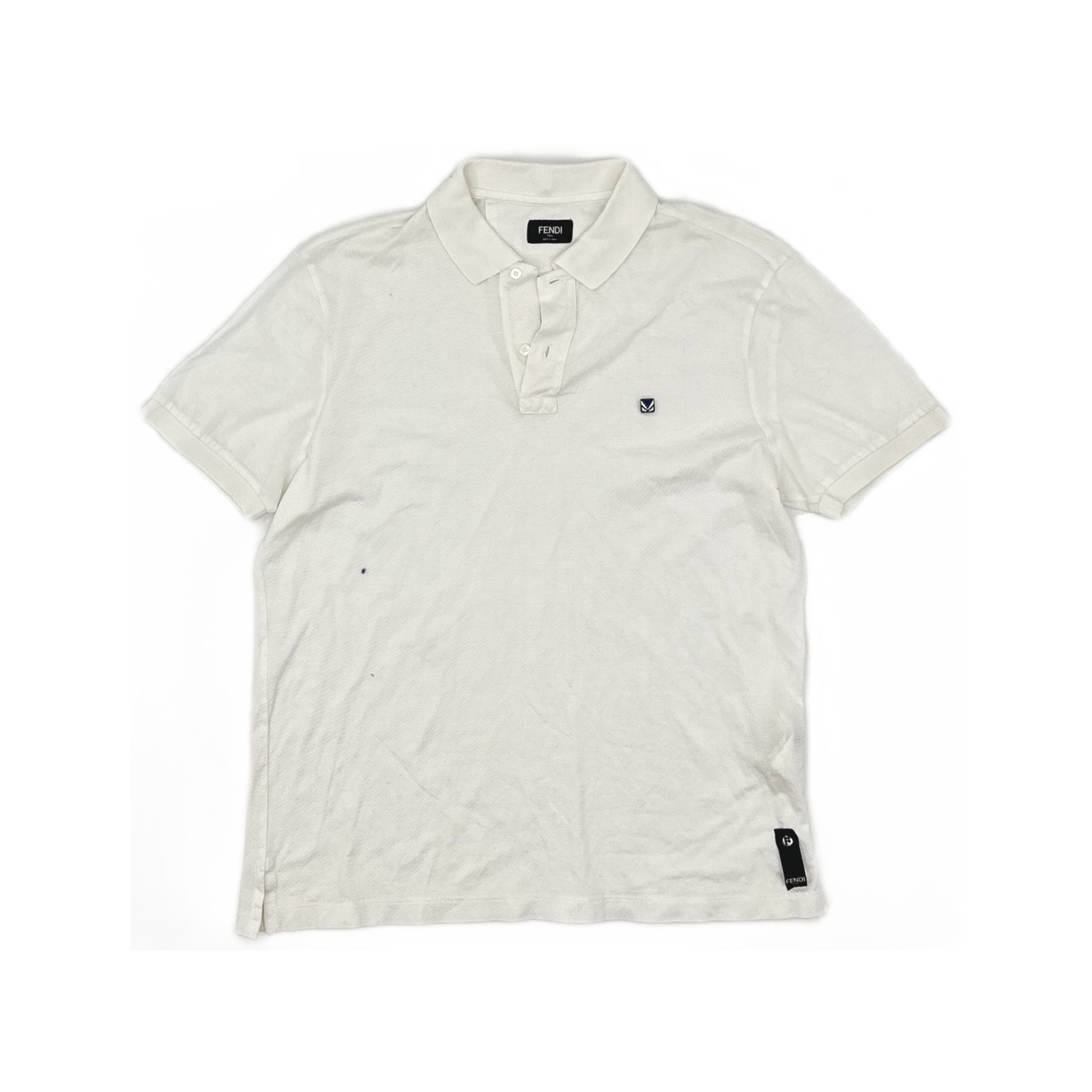 Fendi Fendi Logo Patch Polo Shirt Size 48 Size US M / EU 48-50 / 2 - 1 Thumbnail