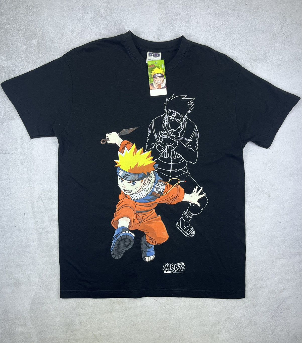 Anime VINTAGE NARUTO VS ZABUZA 💥RARE NOS Size US M / EU 48-50 / 2 - 1 Thumbnail