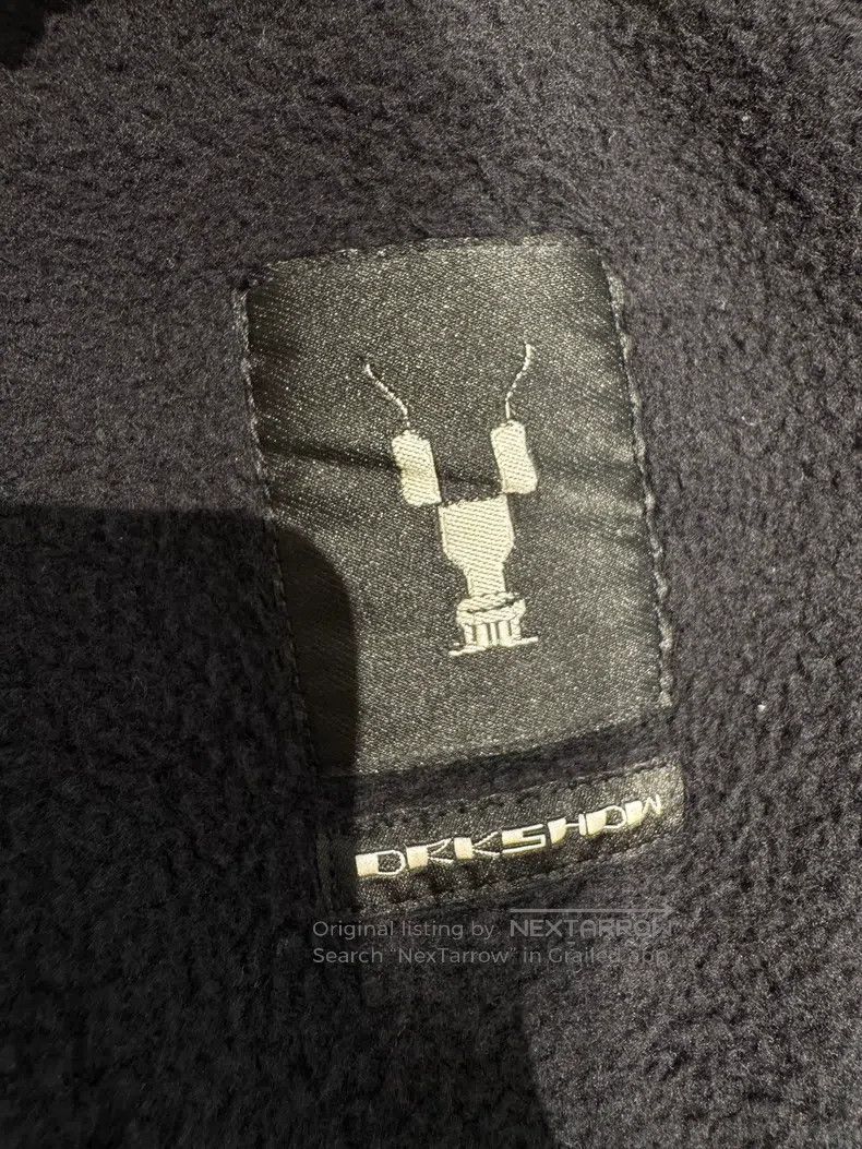 Rick Owens Rick Owens Black Knit Fleece Crew Neck Short Sleeve Size US M / EU 48-50 / 2 - 4 Thumbnail