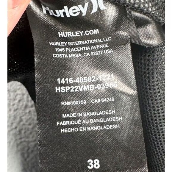 Hurley Hurley Swim Trunks Mens 38 Olive Green Pinstripe Board Shorts Stretch Surfing Size US 36 / EU 52 - 4 Thumbnail