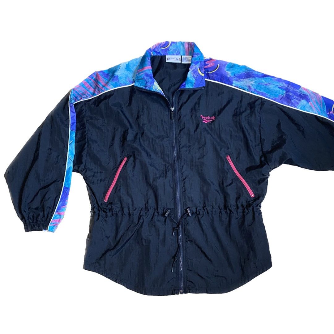 Reebok × Vintage Vintage Reebok Windbreaker Jacket Retro Sport 80s 90s Medium Size M / US 6-8 / IT 42-44 - 1 Thumbnail