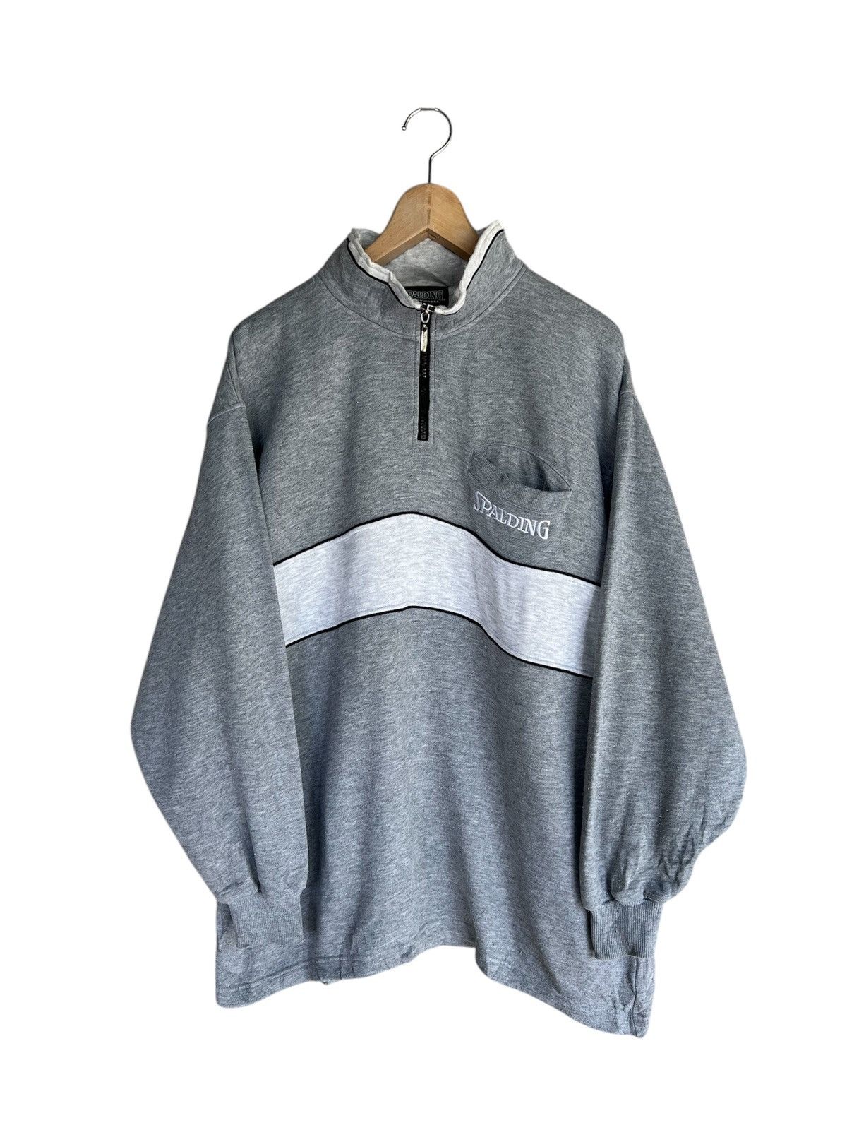 Spalding × Vintage Vintage Spalding Small Logo Sweatshirt Size US L / EU 52-54 / 3 - 1 Thumbnail