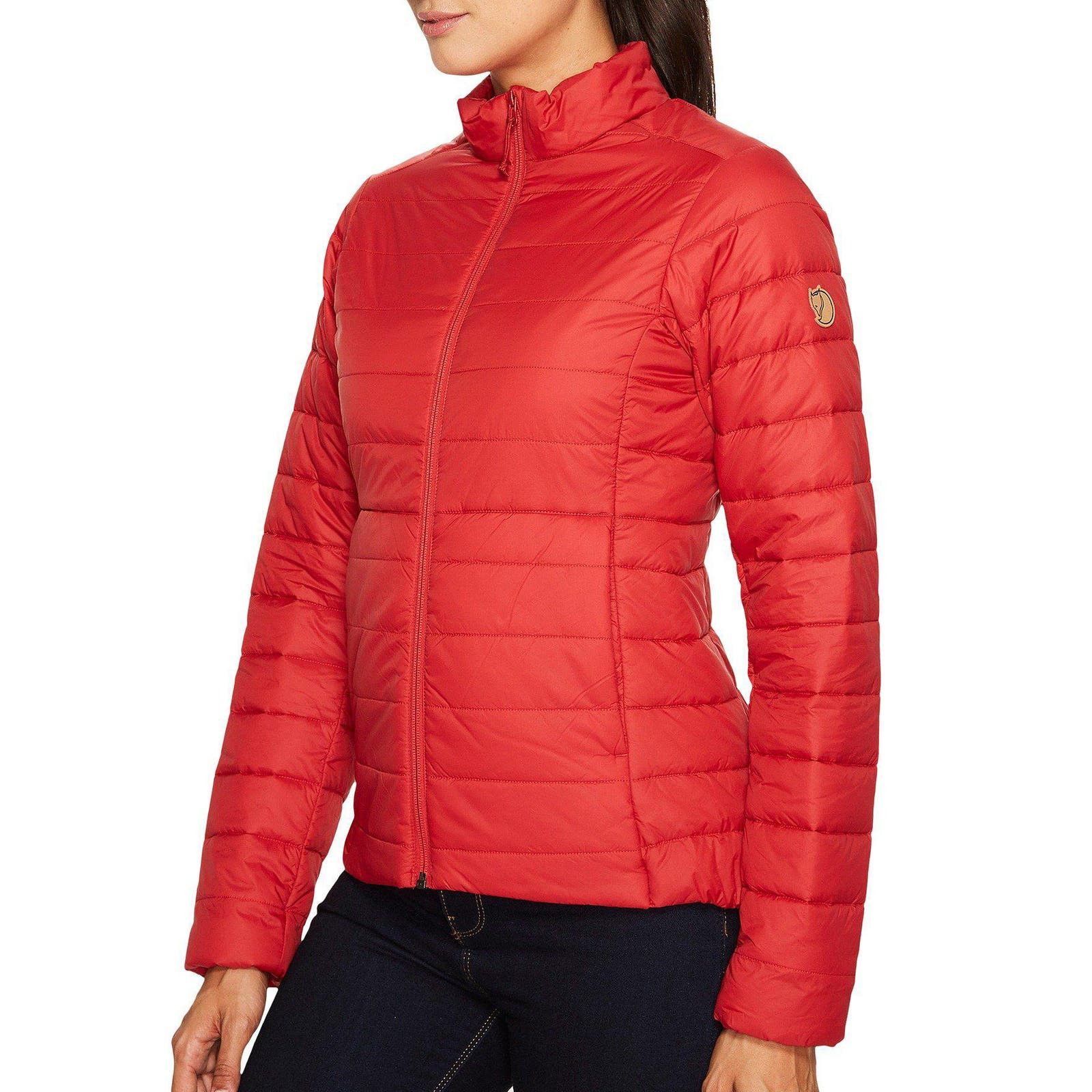 image of Fjallraven Womens Keb Lite Padded Jacket in Red (Size XS)