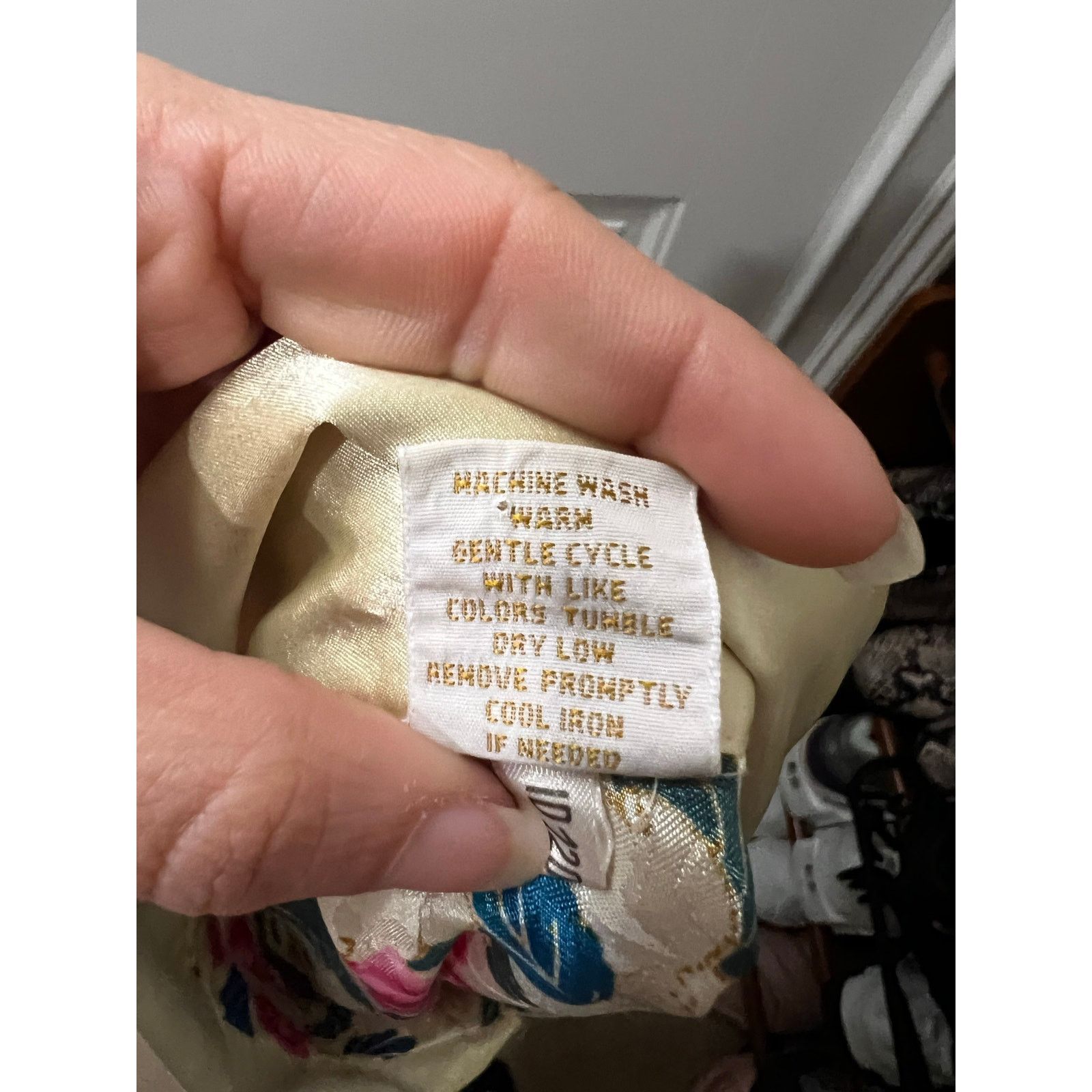 Victoria's Secret Gold Label vintage Satin Floral Pajama Top night shirt M Size M / US 6-8 / IT 42-44 - 17 Thumbnail