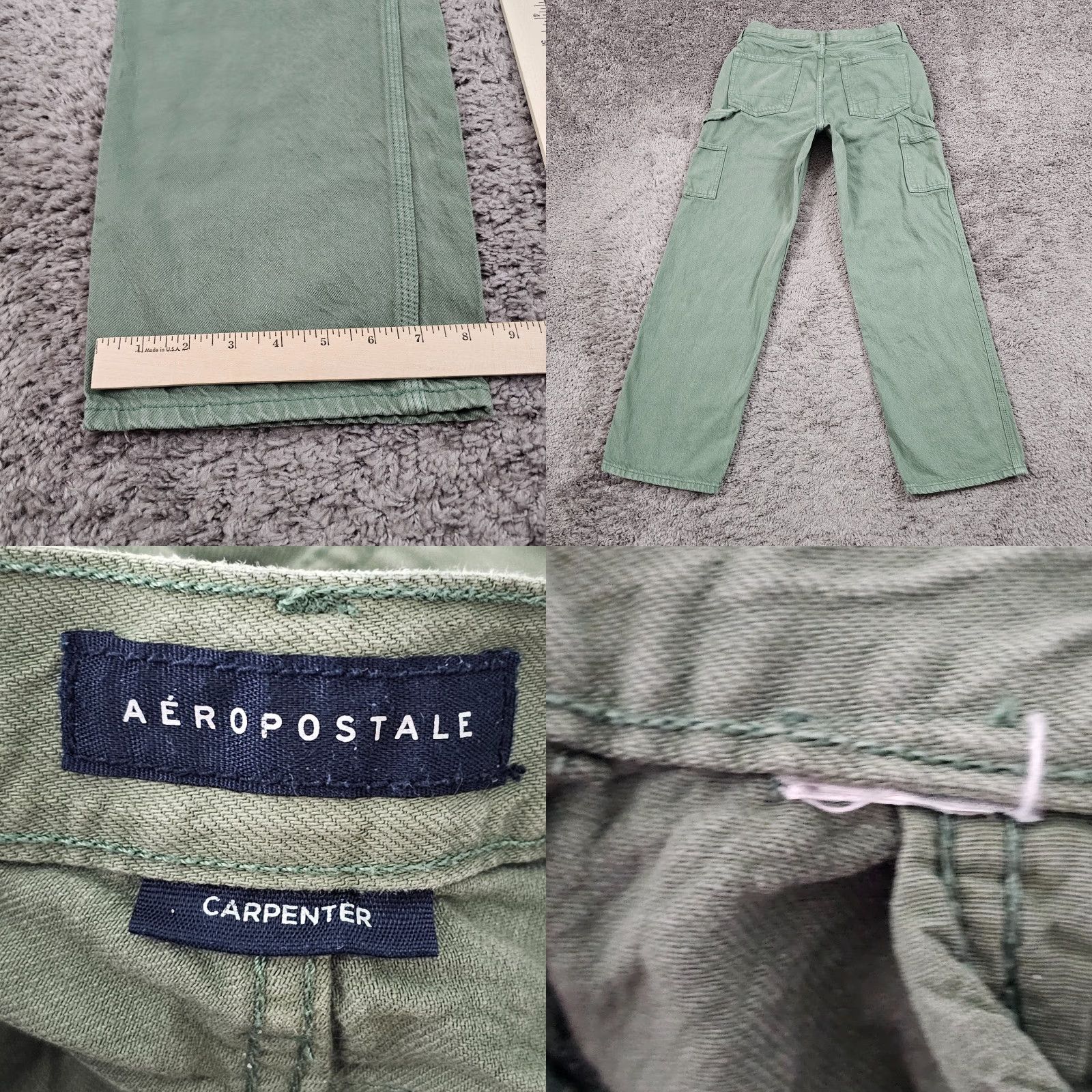 Vintage VINTAGE Aéropostale Jeans Mens 29x29 Light Wash Straight Denim 90s Casual Mens Size US 29 - 8 Thumbnail