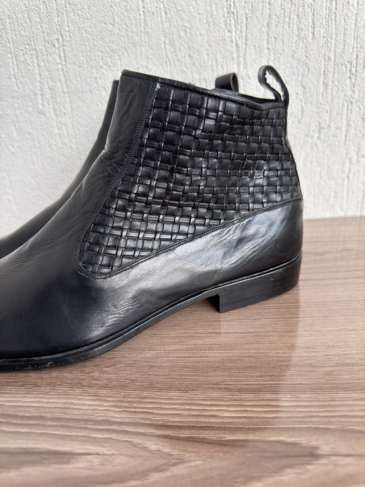 Versace Versace⚫️🔥Chelsea boots alternative of wyatt by saint laurent Size US 8.5 / EU 41-42 - 5 Thumbnail