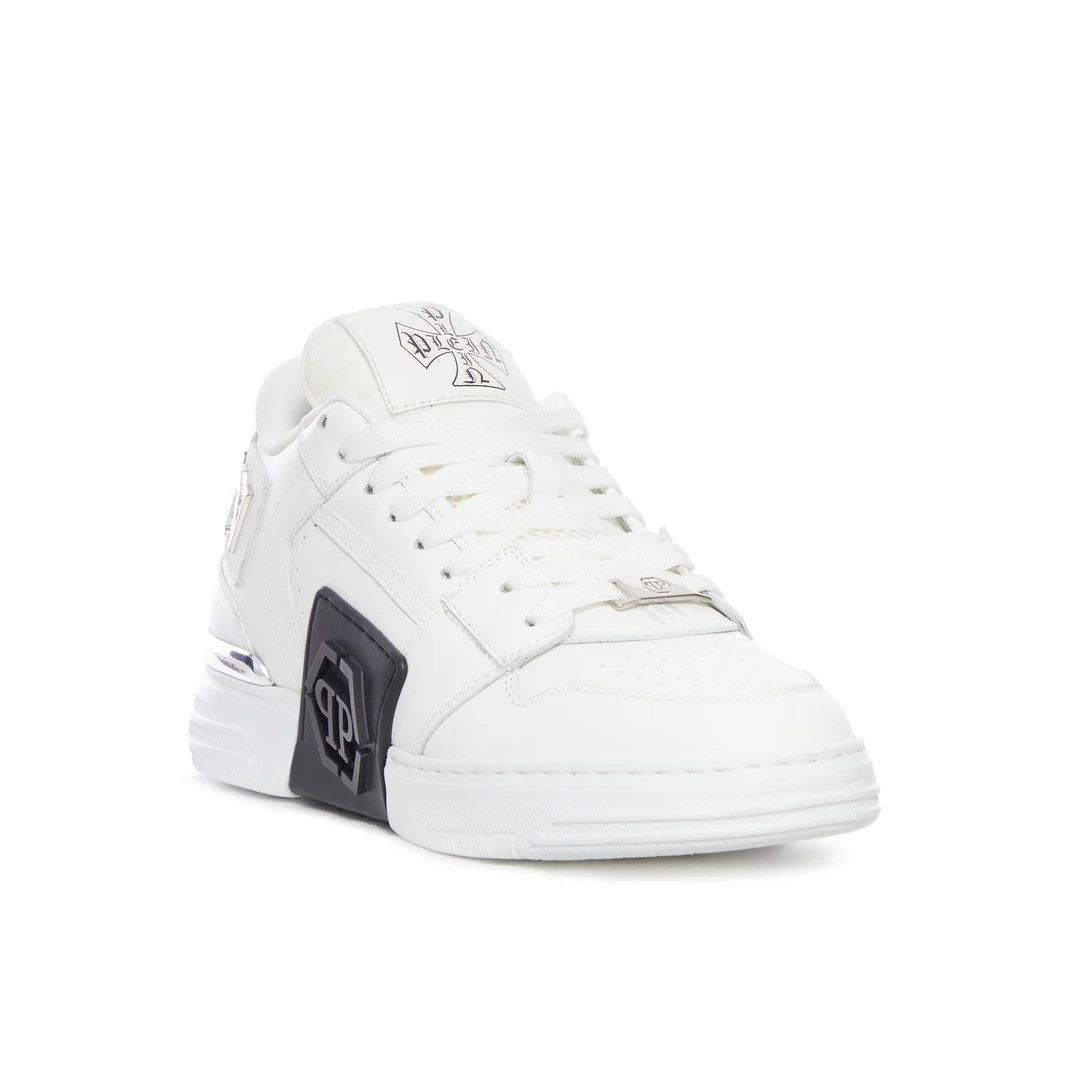 Philipp Plein PHILLIP PLEIN Phantom White Sneakers New & Authentic (Men's Size US 10 / EU 43 - 2 Thumbnail