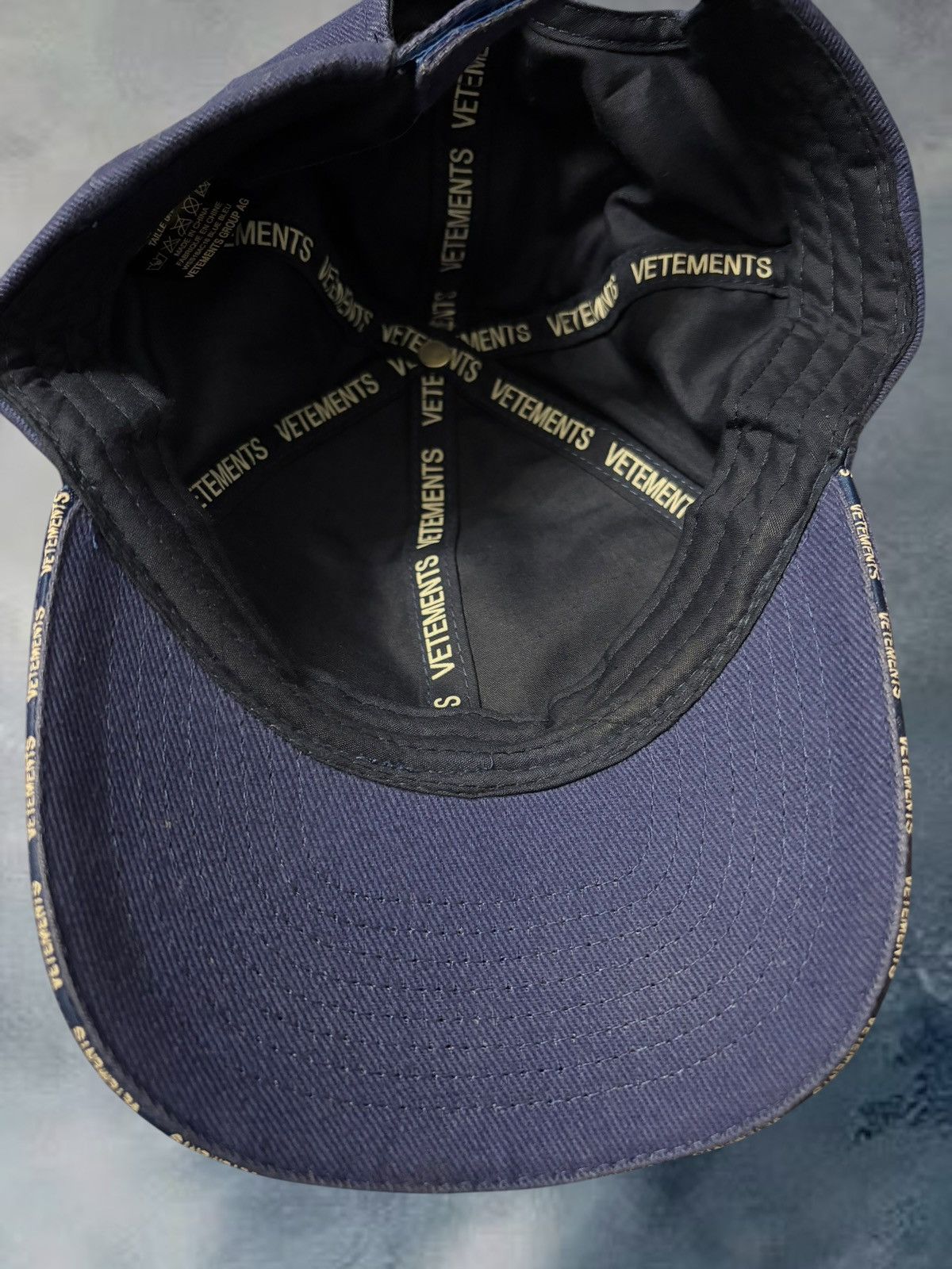 Vetements Vetements Haute couture baseball hat Size ONE SIZE - 3 Thumbnail