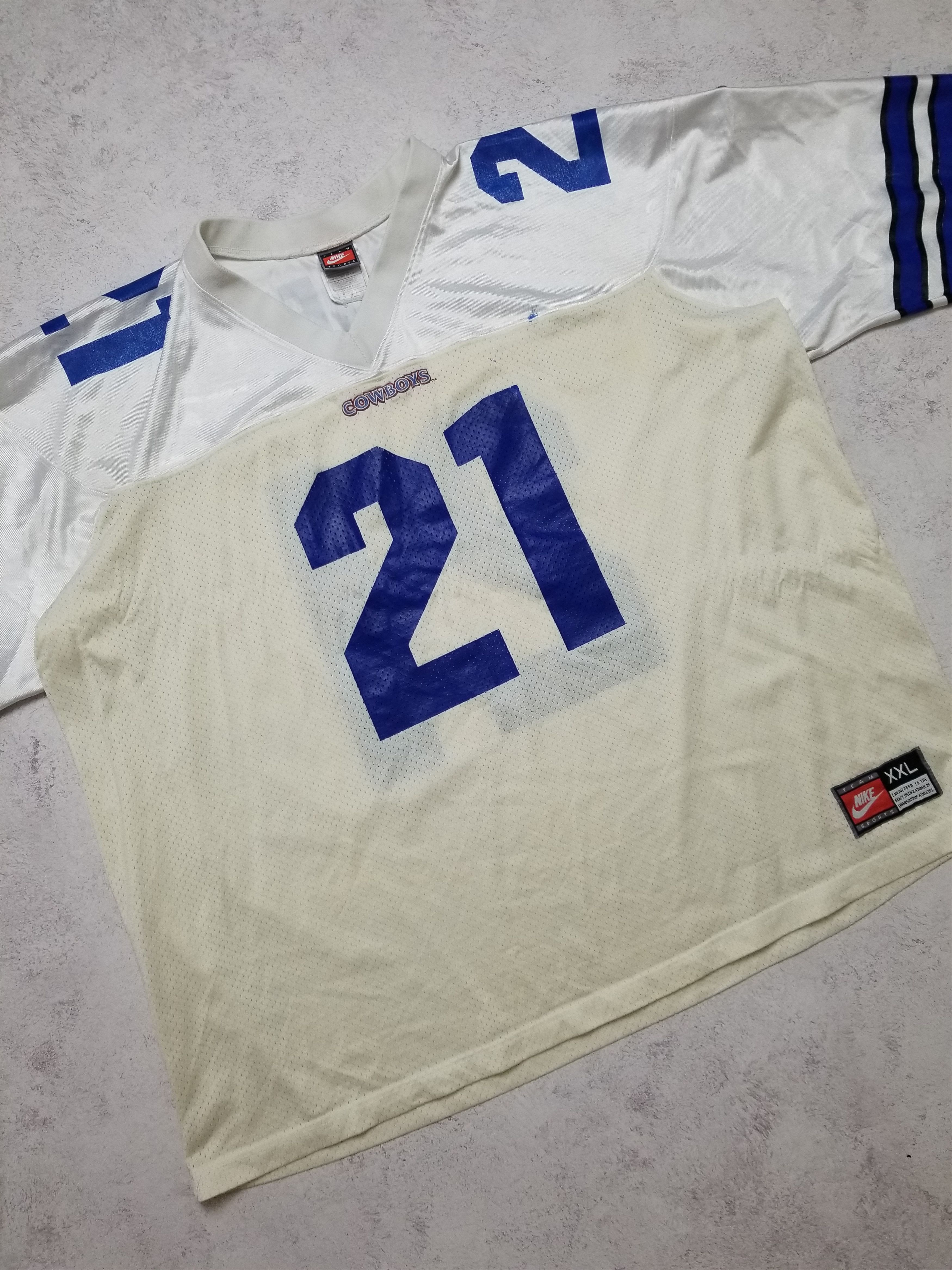 Nike Deion Sanders Dallas Cowboys Nike home NFL Jersey Size US XXL / EU 58 / 5 - 9 Thumbnail