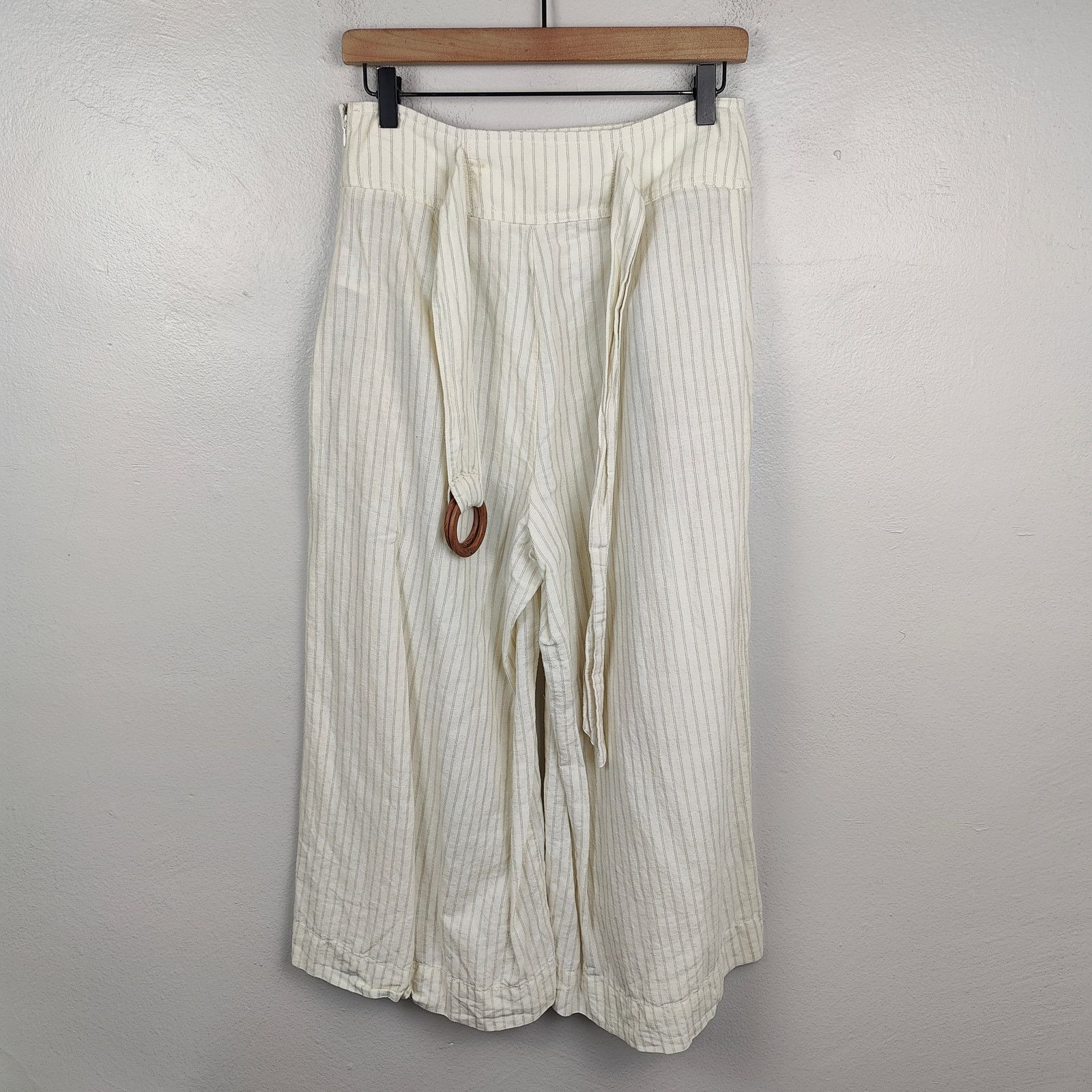 Anthropologie Anthropologie Palm Beach Belted Pants Womens 6 Wide Leg Size 28" / US 6 / IT 42 - 8 Thumbnail