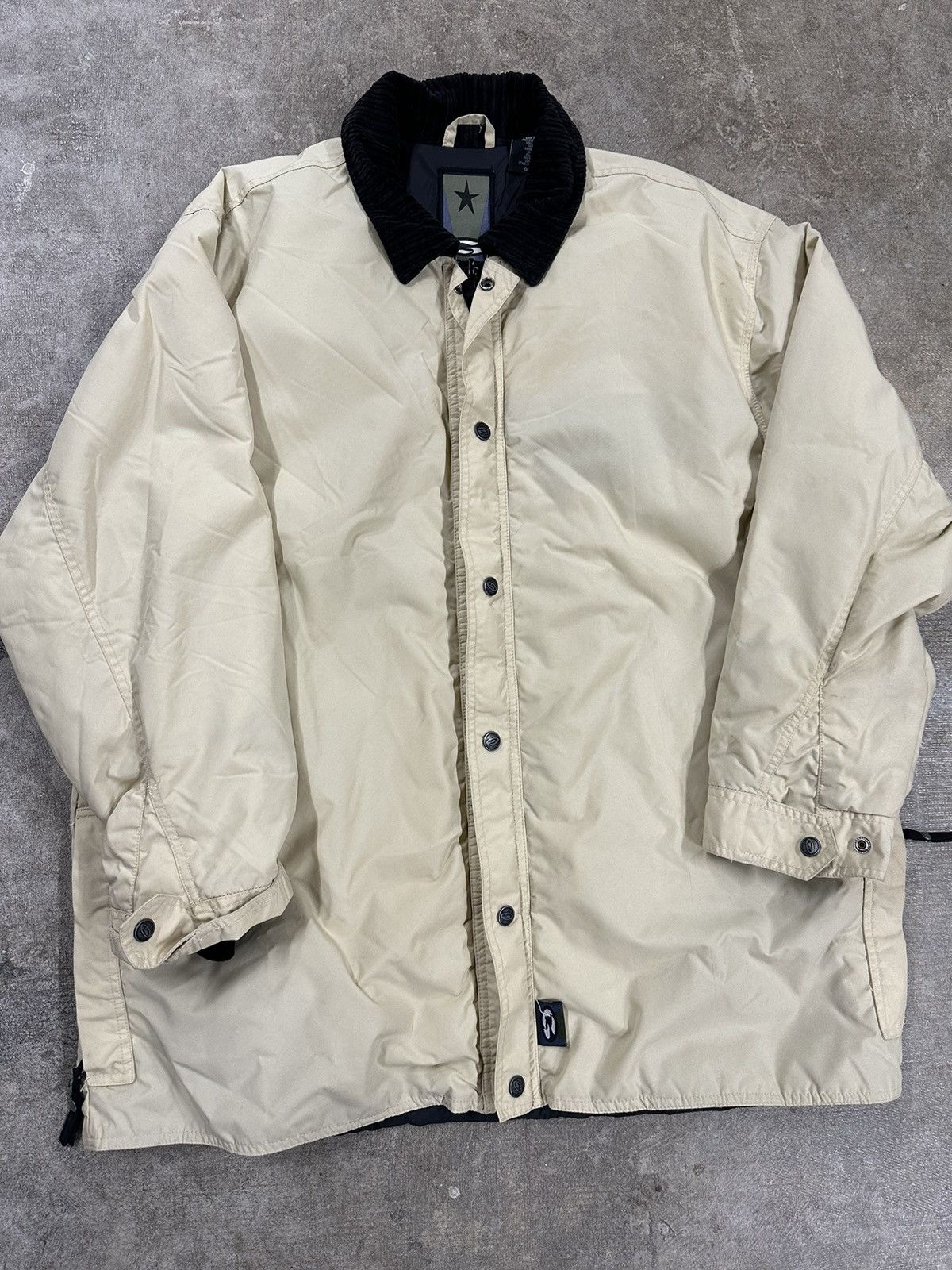 Gotcha Vintage 90s Gotcha Snowgear Corduroy Trench Chore Jacket Size US XL / EU 56 / 4 - 3 Thumbnail