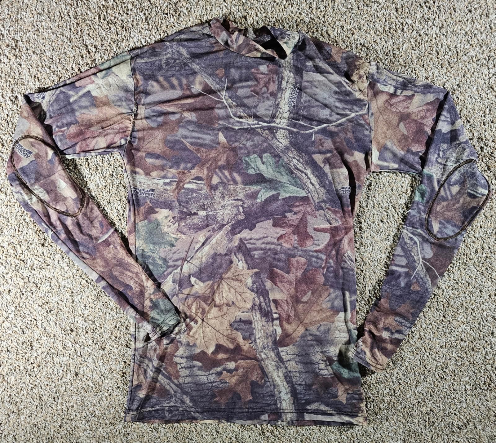 Designer Men's L Rynoskin Mossy Oak Camo Mock Neck Insect Body Armor Size ONE SIZE - 1 Thumbnail