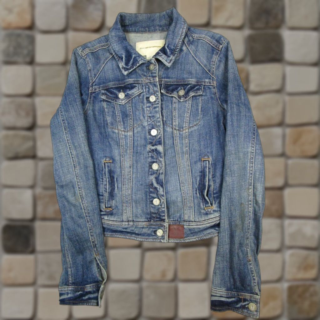 Vintage Pilcro Jacket Womens Small Blue Cotton Denim Jacket Casual Pockets Vintage No Size S / US 4 / IT 40 - 1 Thumbnail