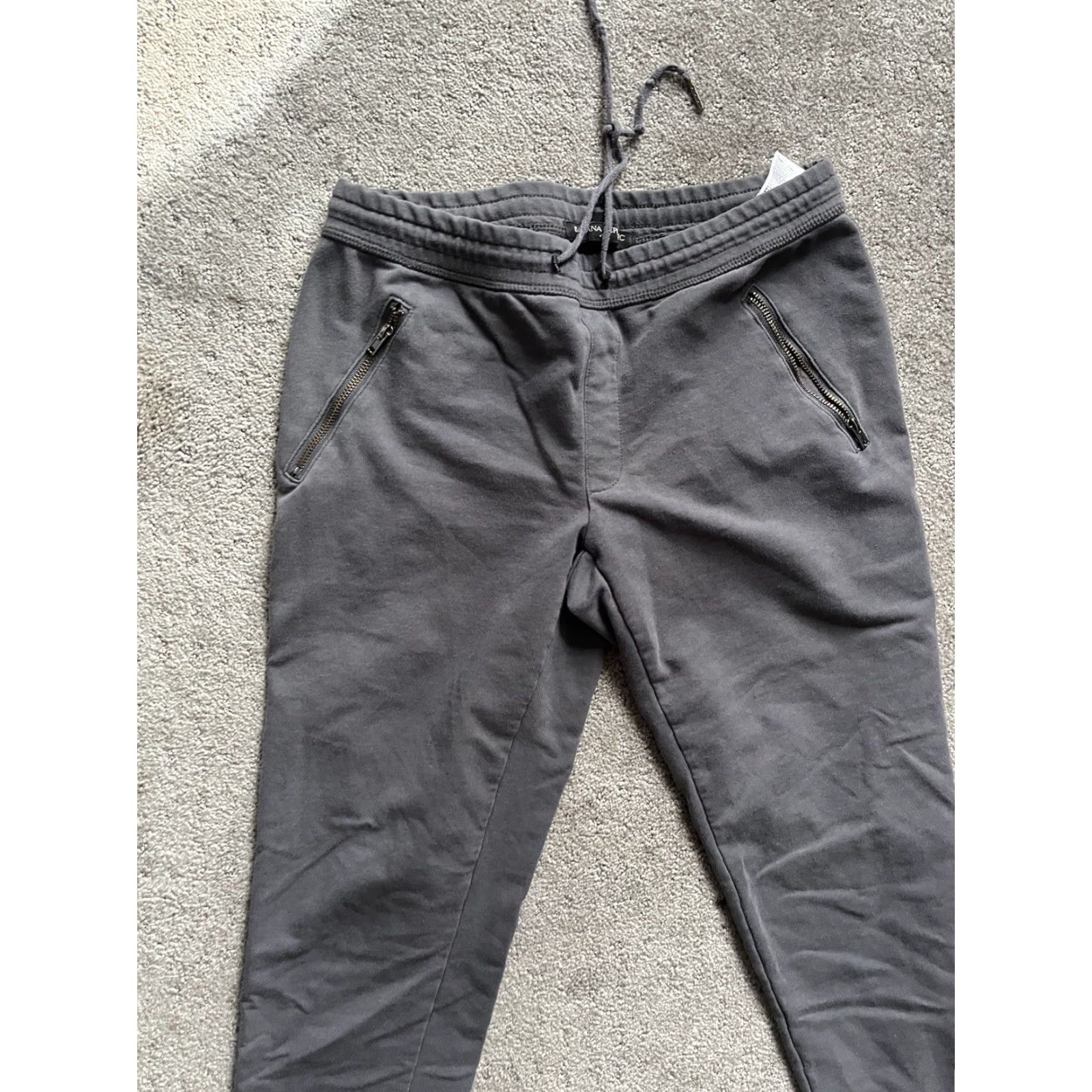 Banana Republic Banana Republic grey trouser joggers w-side zip pockets XS Size 26" / US 2 / IT 38 - 4 Thumbnail