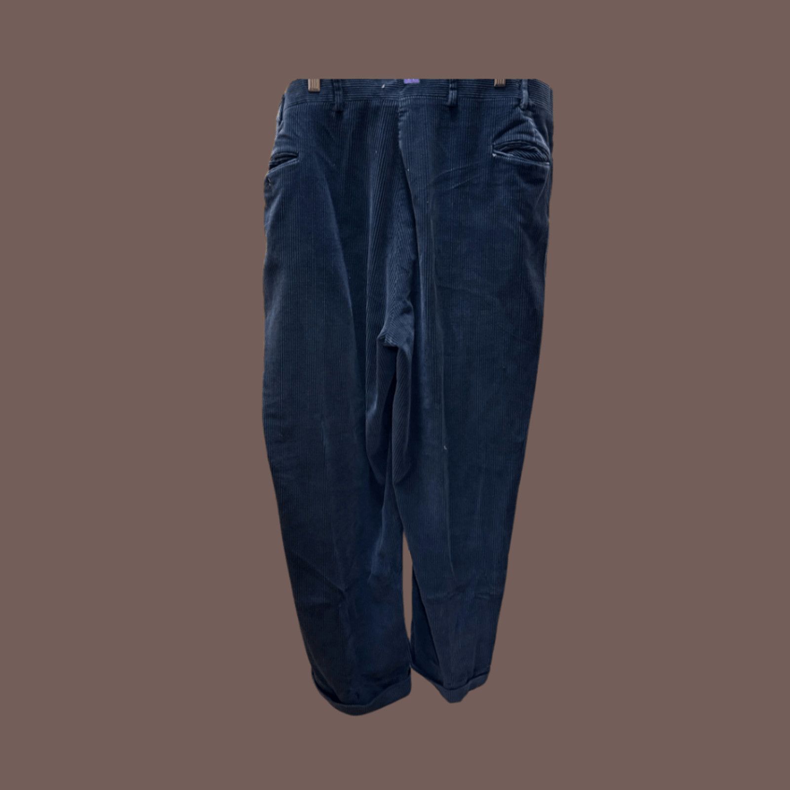 Brooks Brothers VTG Cord Trousers | Brooks Brothers Pleated | Ivy Prep 80s Size US 44 / EU 60 - 2 Thumbnail