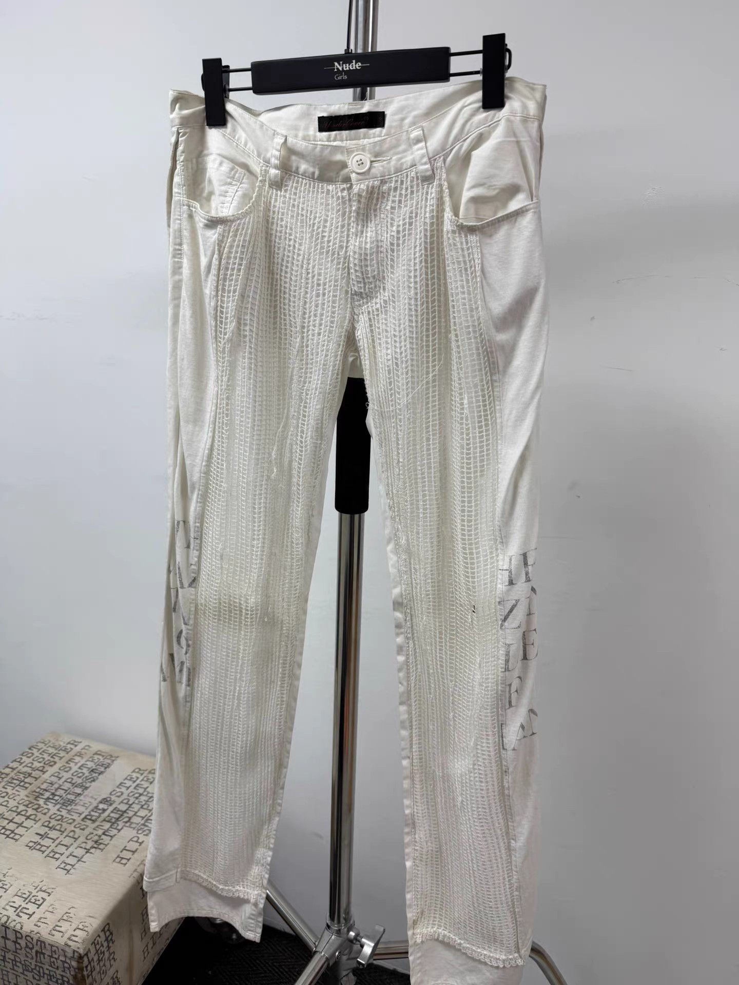 Undercover Undercover 06SS T Stage Plaid Mesh Pants K20 Size 24" / US 00 / IT 34 - 1 Thumbnail