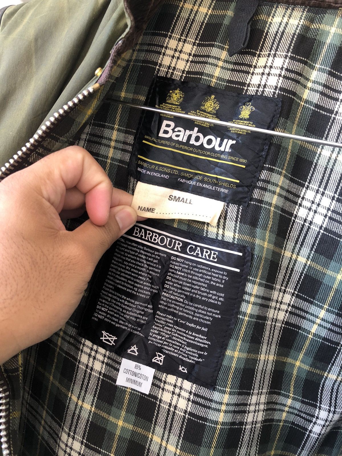 Barbour Nice❗️Vintage Barbour Distressed Wax Vest Jacket Size US S / EU 44-46 / 1 - 20 Thumbnail
