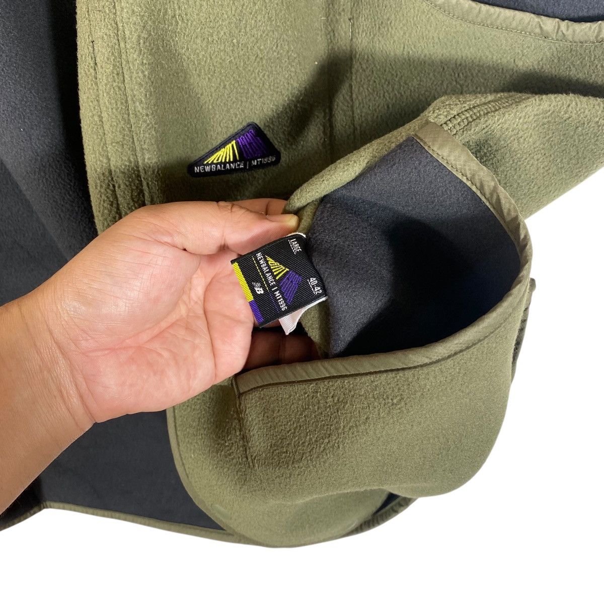 New Balance New Balance MT1996 3-Layer Classic Fleece Vest In Size US L / EU 52-54 / 3 - 13 Thumbnail