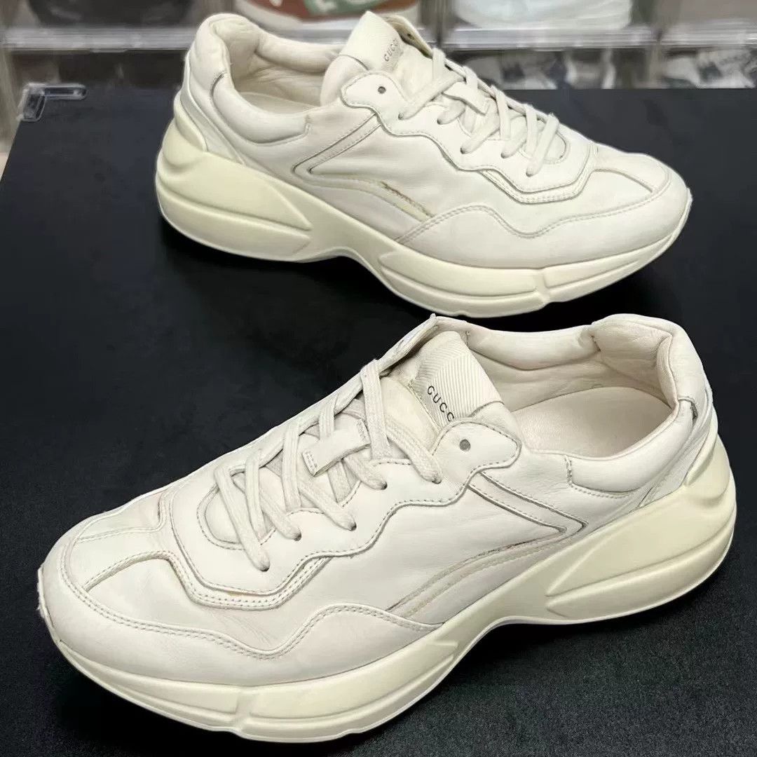 Gucci Gucci White Designer Casual Streetwear Size US S / EU 44-46 / 1 - 1 Thumbnail