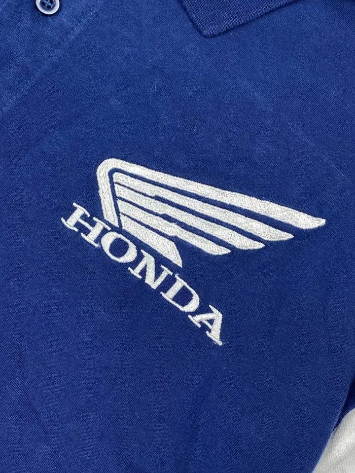 Honda Vintage Ten Kate Honda Racing Polo Shirt Motobike To52land Size US XL / EU 56 / 4 - 9 Thumbnail