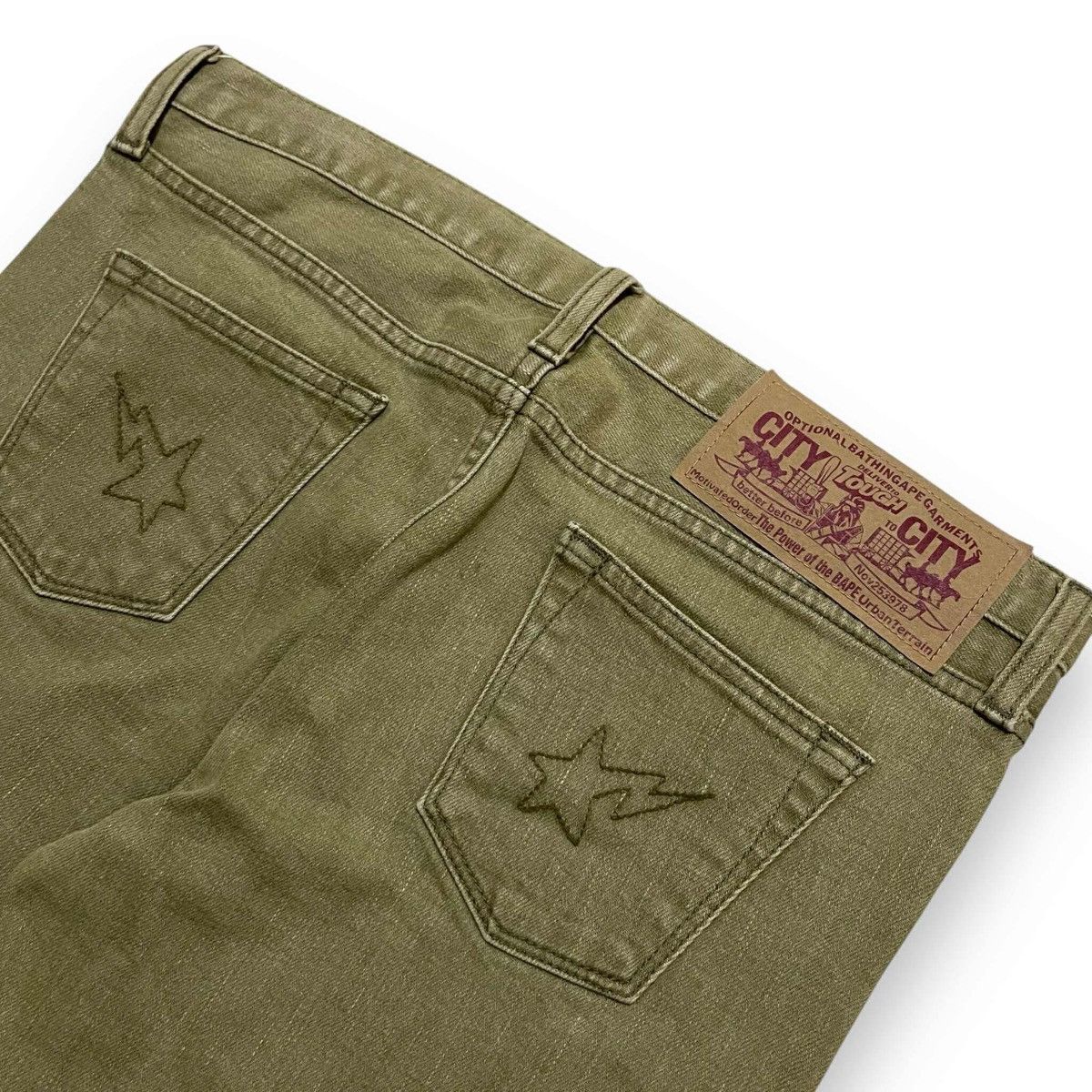 Bape OG Bapesta Jeans Size 31" - 1 Thumbnail
