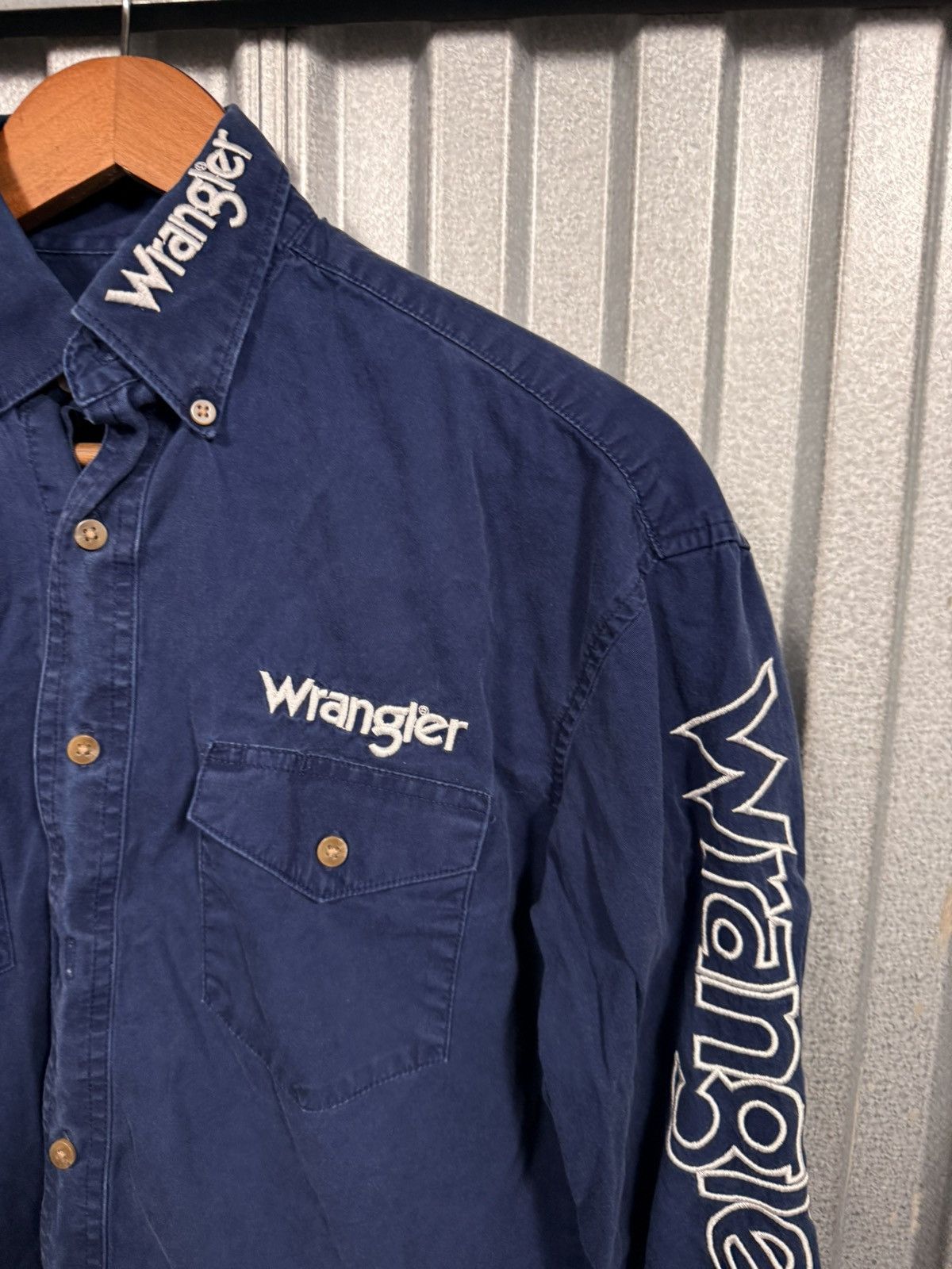 Wrangler Wrangler Sewn In Western Cowboy Button Up Shirt Size US S / EU 44-46 / 1 - 6 Thumbnail