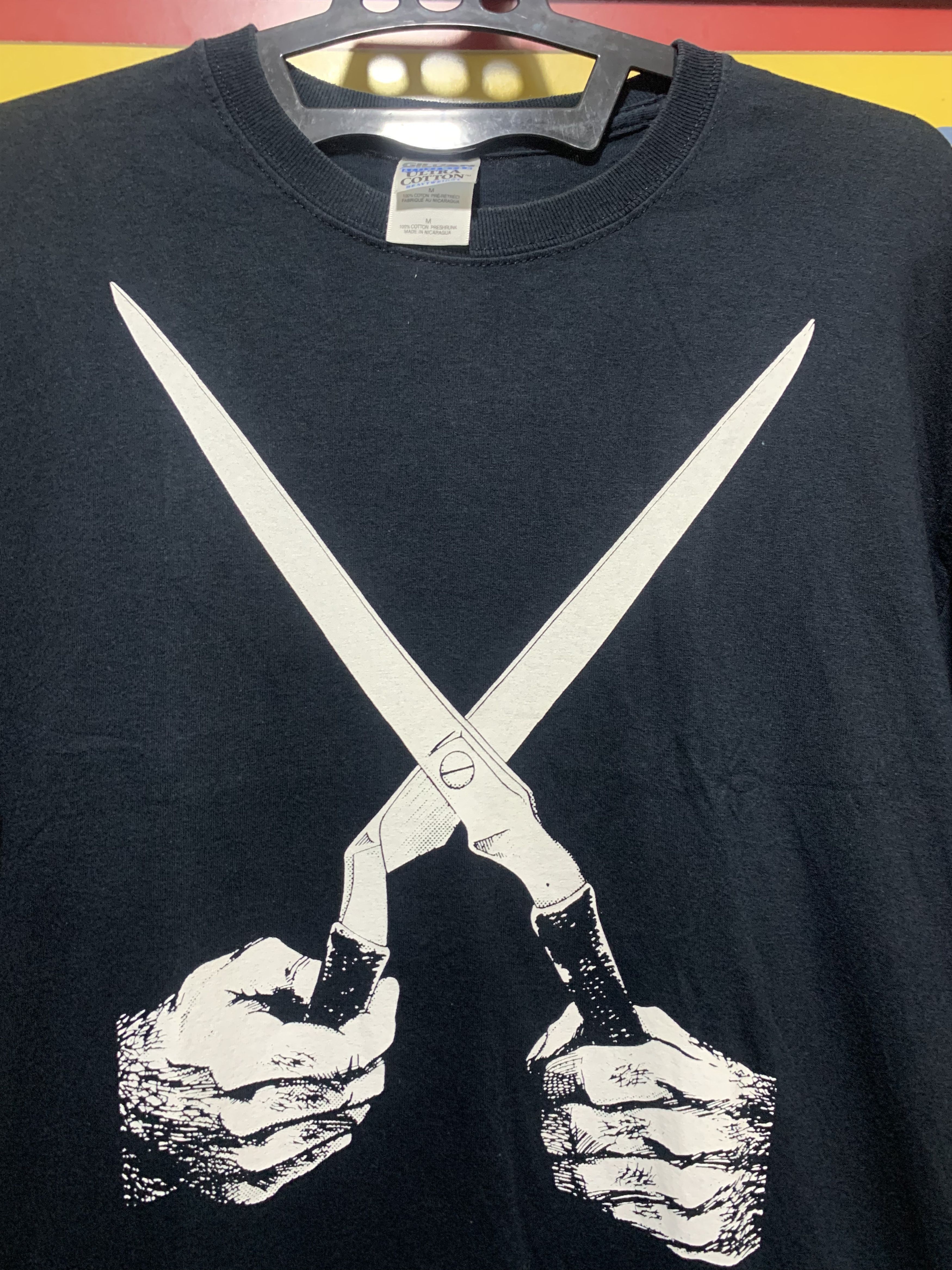 image of Archival Clothing x Band Tees VTG Raymond Pettibon “Everything Went Black; Black Flag” (Size Medium