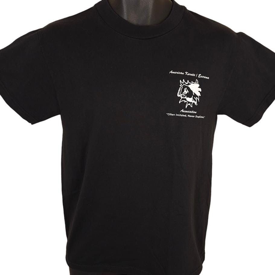 Vintage Vintage American Karate T Shirt Mens Size Small Black 90s Size US S / EU 44-46 / 1 - 2 Thumbnail