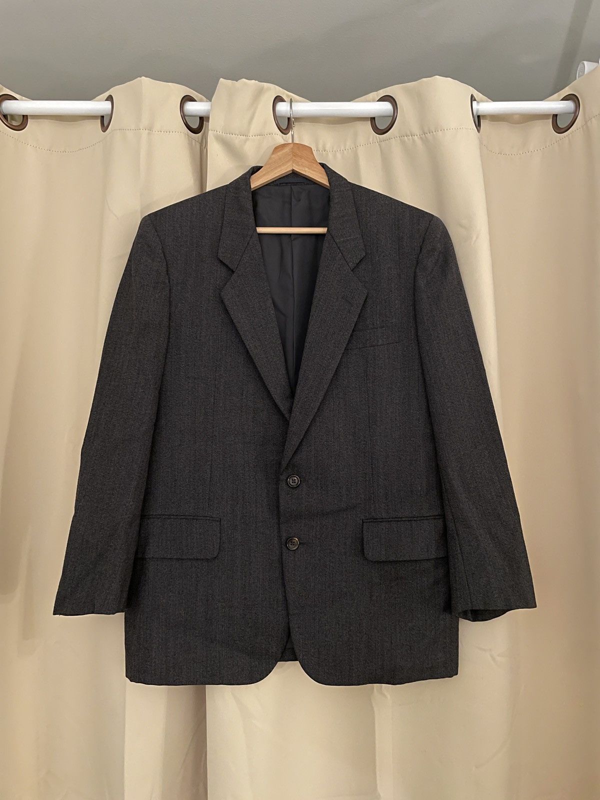 Comme des Garcons 80s Comme des Garcons Homme Grey Blazer S size Size 48S - 1 Thumbnail