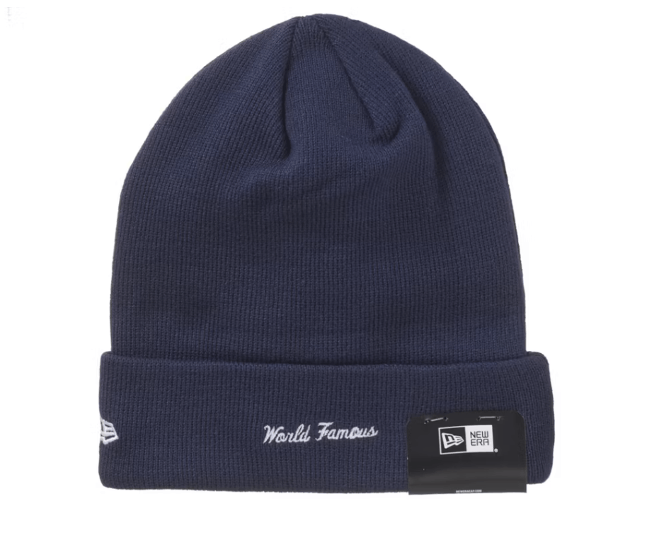 Supreme Supreme New Era Box Logo Beanie Navy size adjustable Size ONE SIZE - 2 Thumbnail