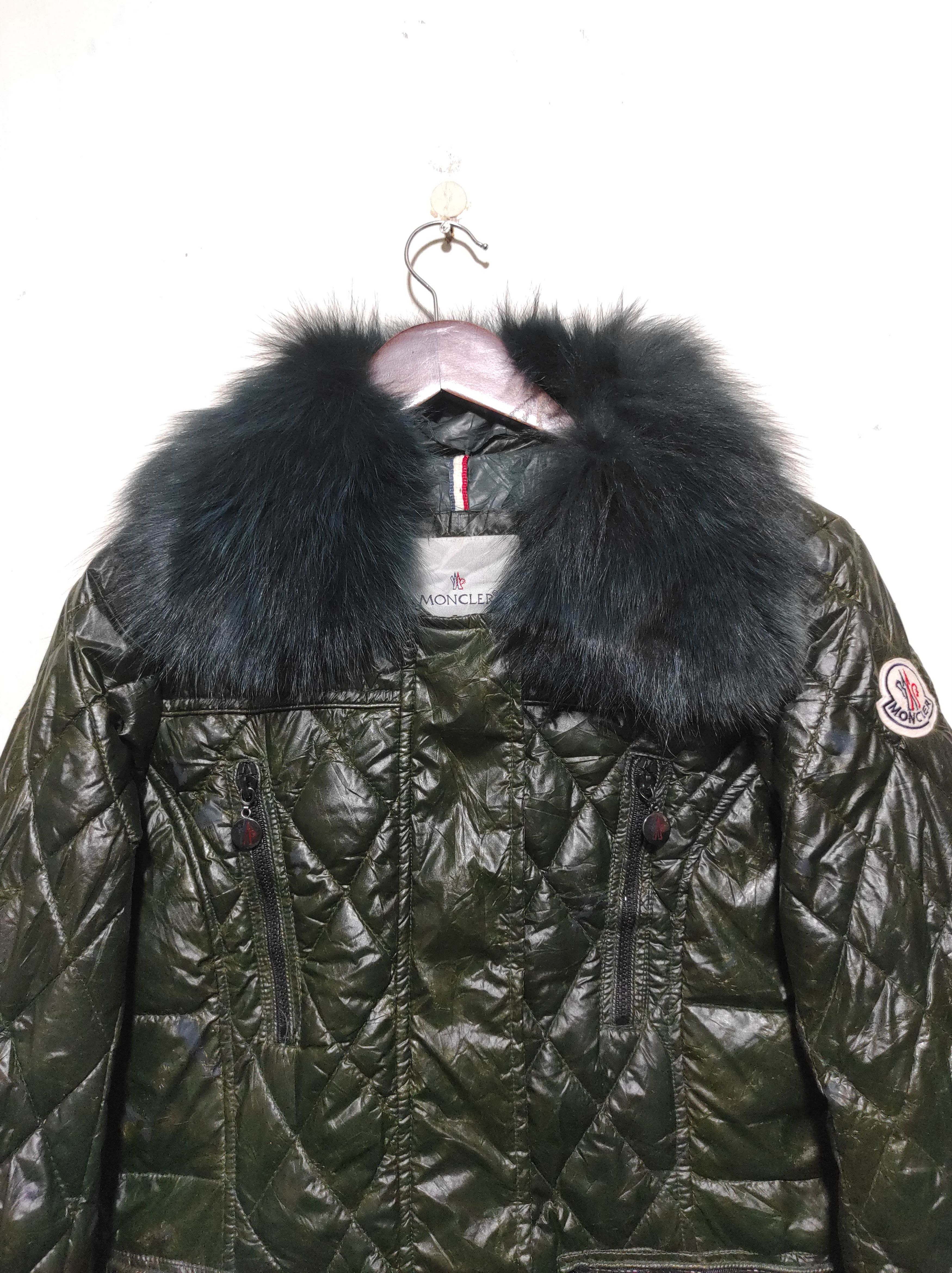 Moncler Moncler Real Fur Down Puffer Jacket Size S / US 4 / IT 40 - 3 Thumbnail