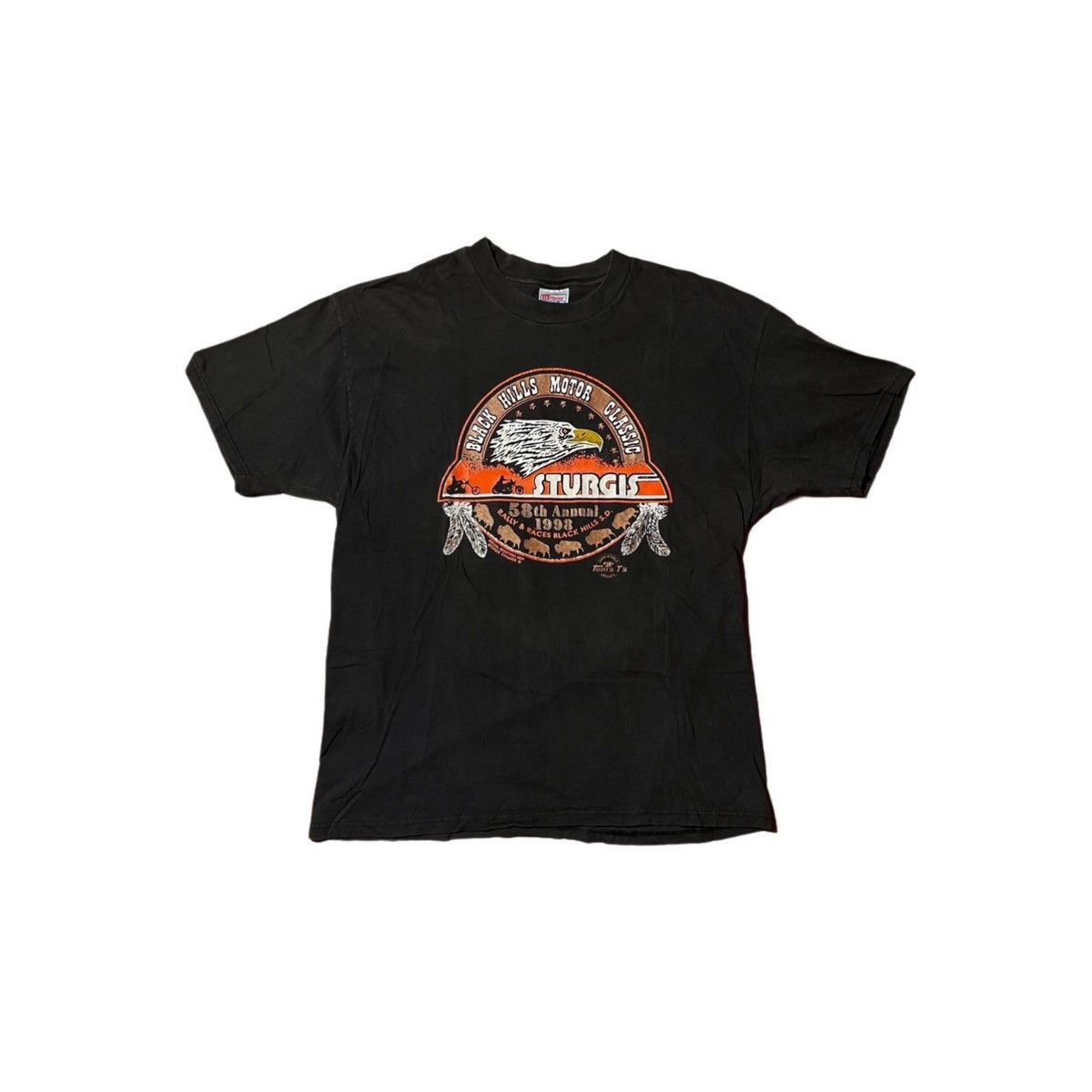 Other 1998 Sturgis 58th anniversary T-Shirt Size US XL / EU 56 / 4 - 1 Thumbnail