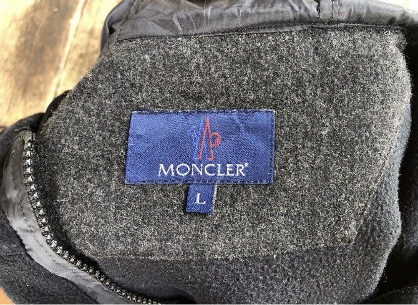 Moncler Vintage moncler Fleece Hoodie Size US L / EU 52-54 / 3 - 4 Thumbnail