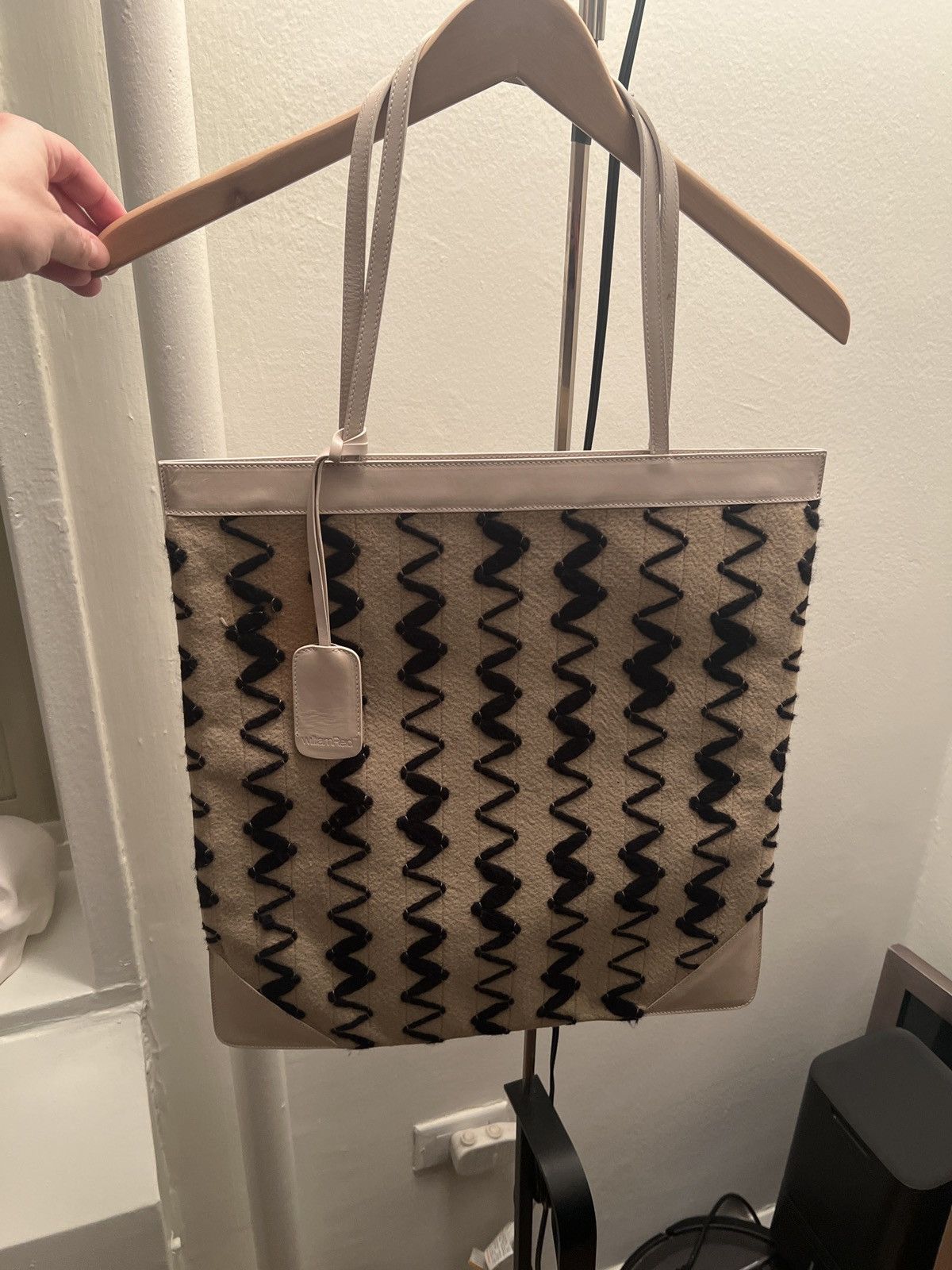 Billy Reid William Reid Wool & Leather Tote Bag Size ONE SIZE - 1 Thumbnail