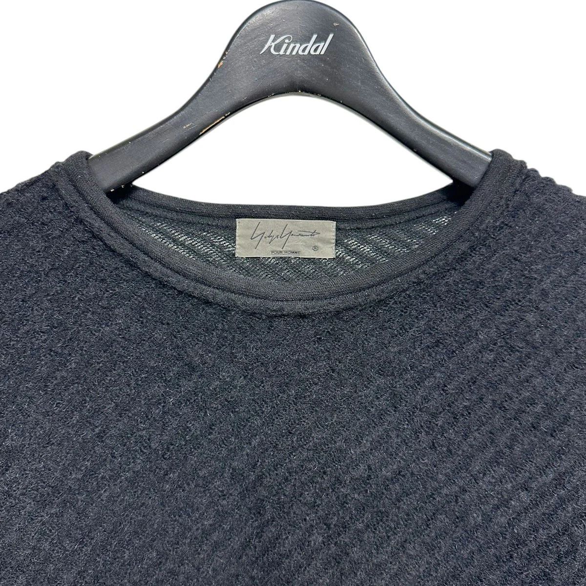 Yohji Yamamoto Yohji Yamamoto pour homme Wool acrylic pullover knit sweater Size US L / EU 52-54 / 3 - 3 Thumbnail