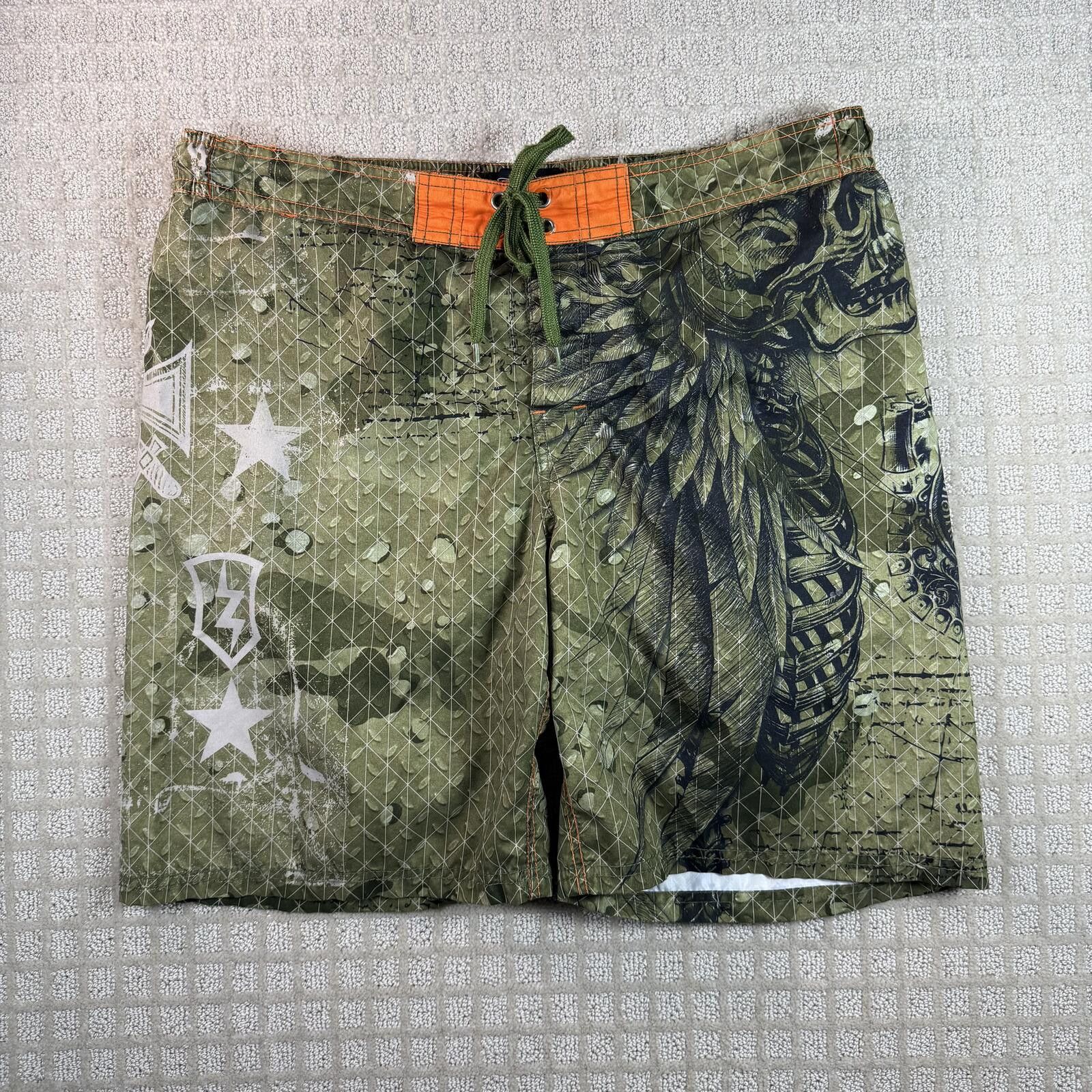 Other MMA Elite Camo Fight Shorts Skull Graphic Large Size US 34 / EU 50 - 1 Thumbnail
