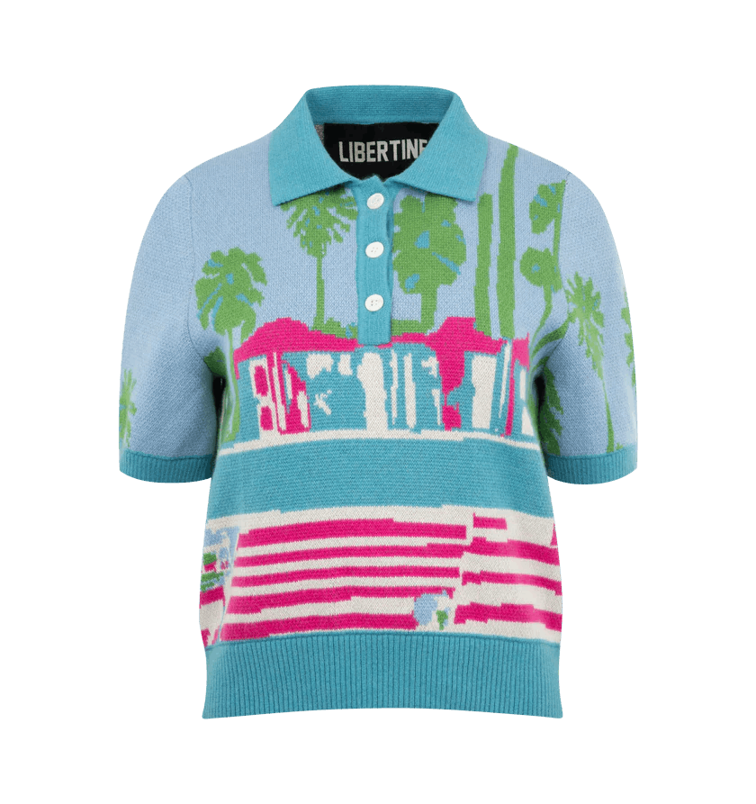 Libertine o1h1sh11225 Poolside Polo Sweater in Multicolor Size S / US 4 / IT 40 - 1 Thumbnail