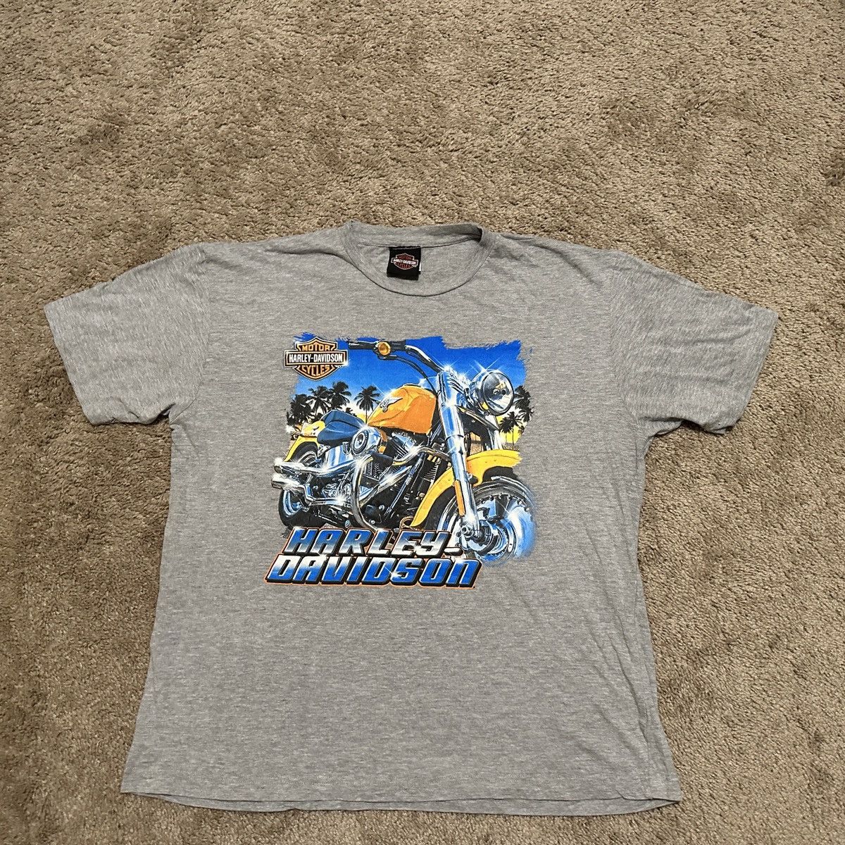 Harley Davidson × Vintage Harley Davidson Shirt Bahamas Grunge Motorcycle Biker Size US S / EU 44-46 / 1 - 1 Thumbnail