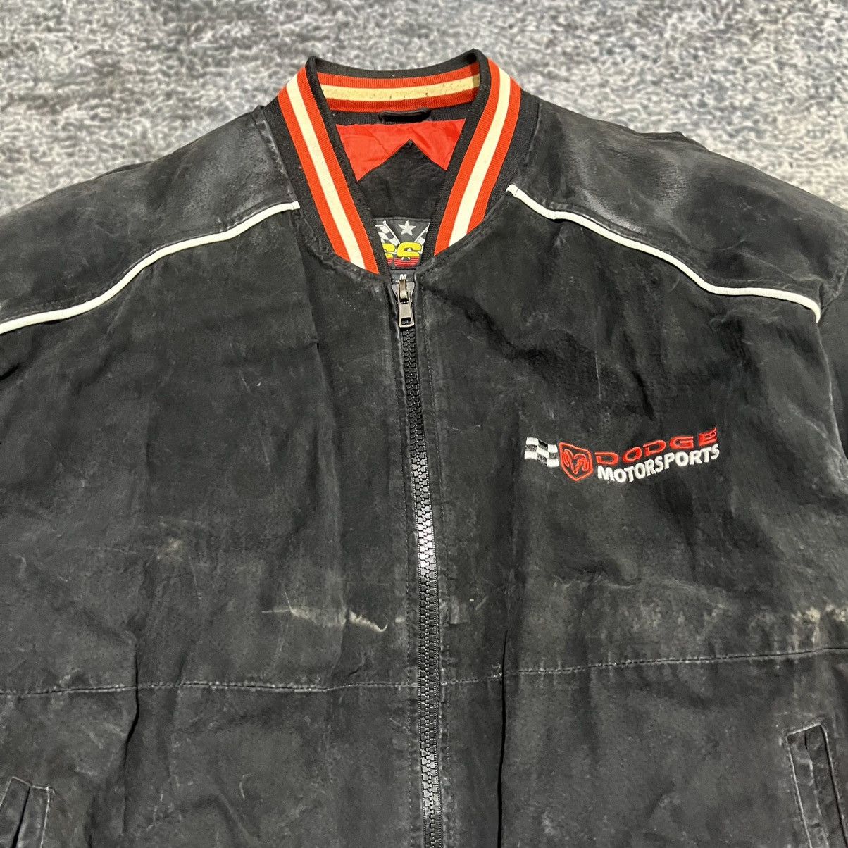 Vintage VINTAGE 90s DODGE MOTORSPORTS RACING SUEDE JACKET MEDIUM Size US M / EU 48-50 / 2 - 5 Thumbnail